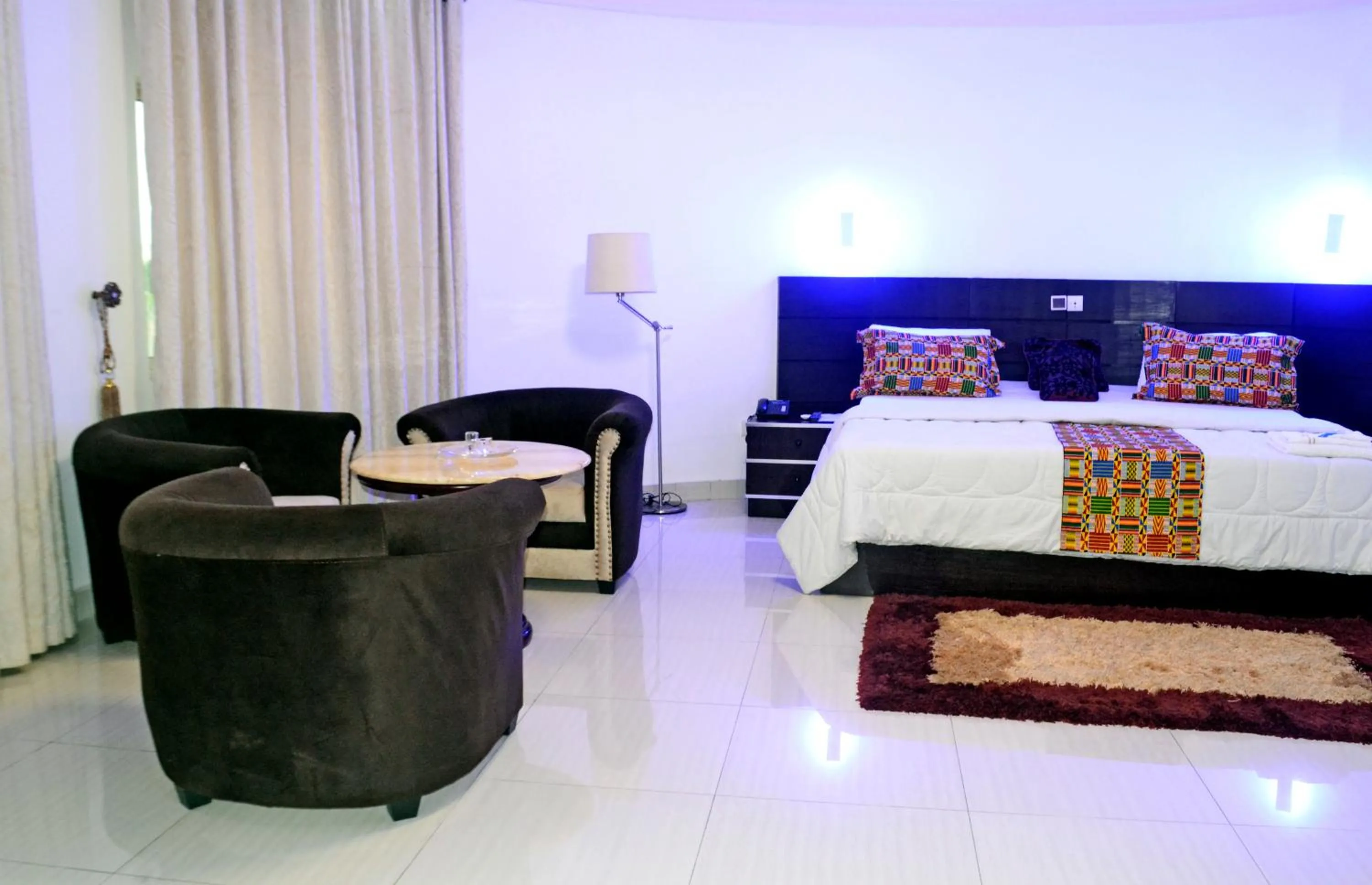 Bed in Beach Sand Hotel & Resort, Cotonou