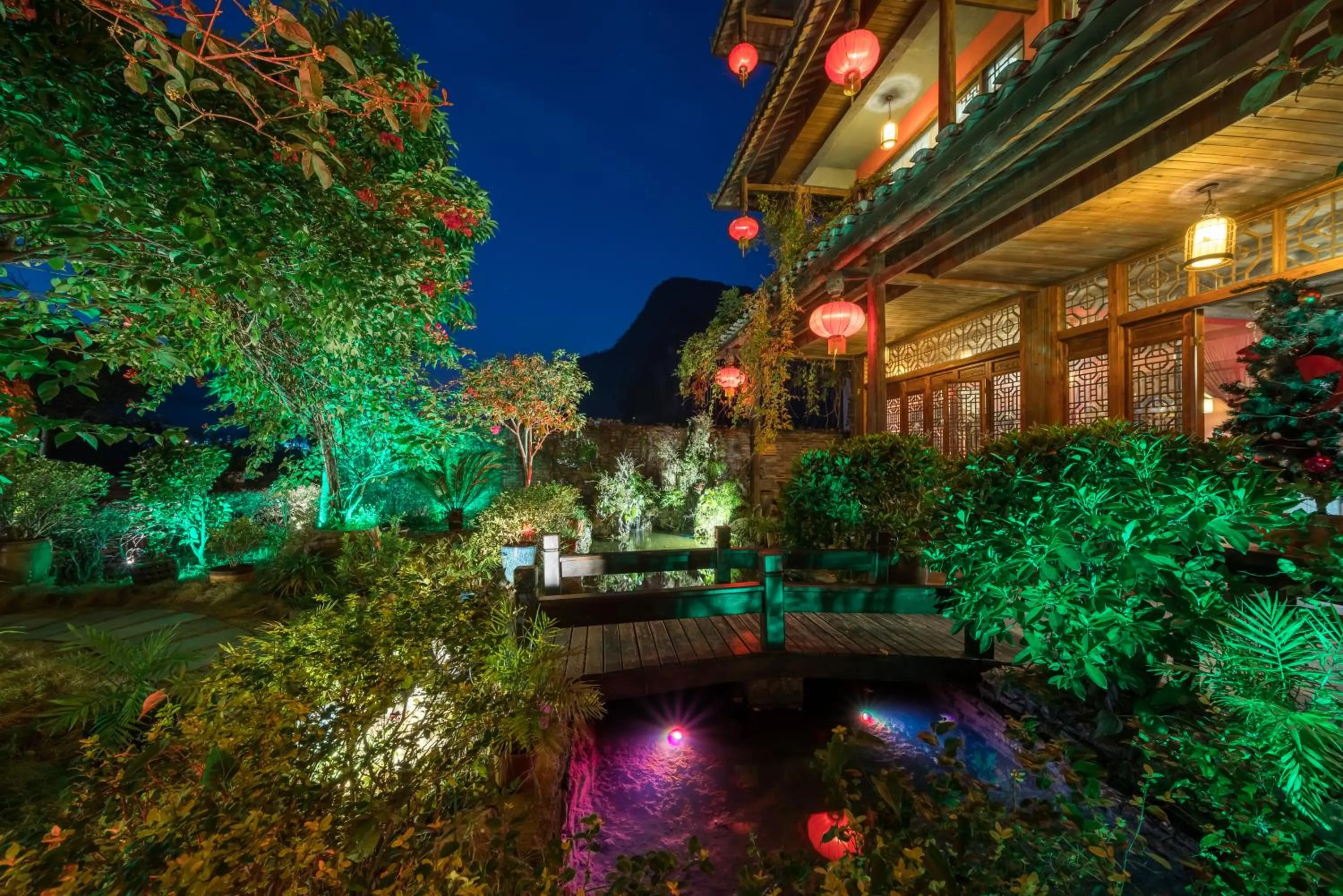 Property building in Yangshuo Mountain Nest Boutique Hotel