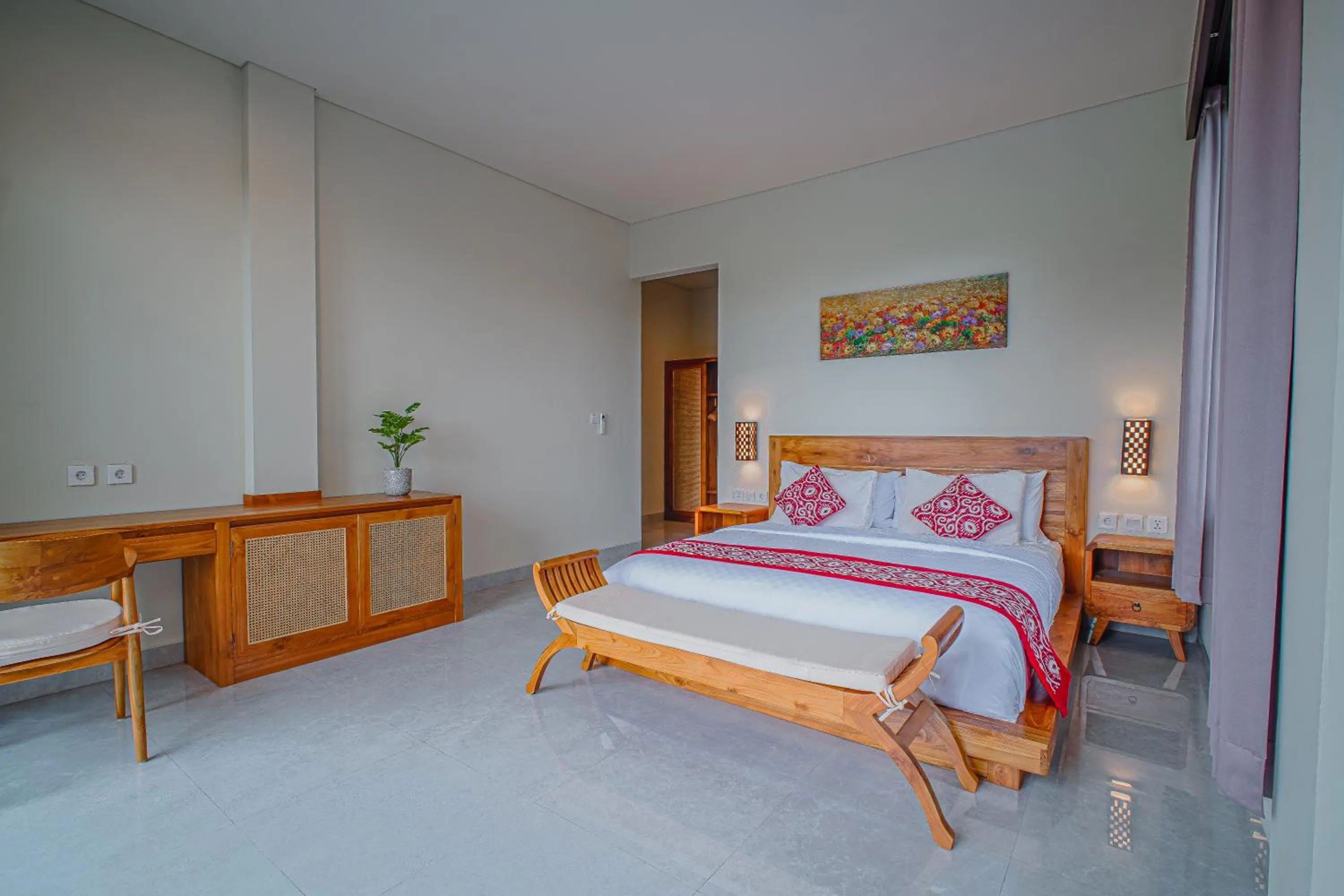 Photo of the whole room, Bed in Mahadewi Sunset Villa