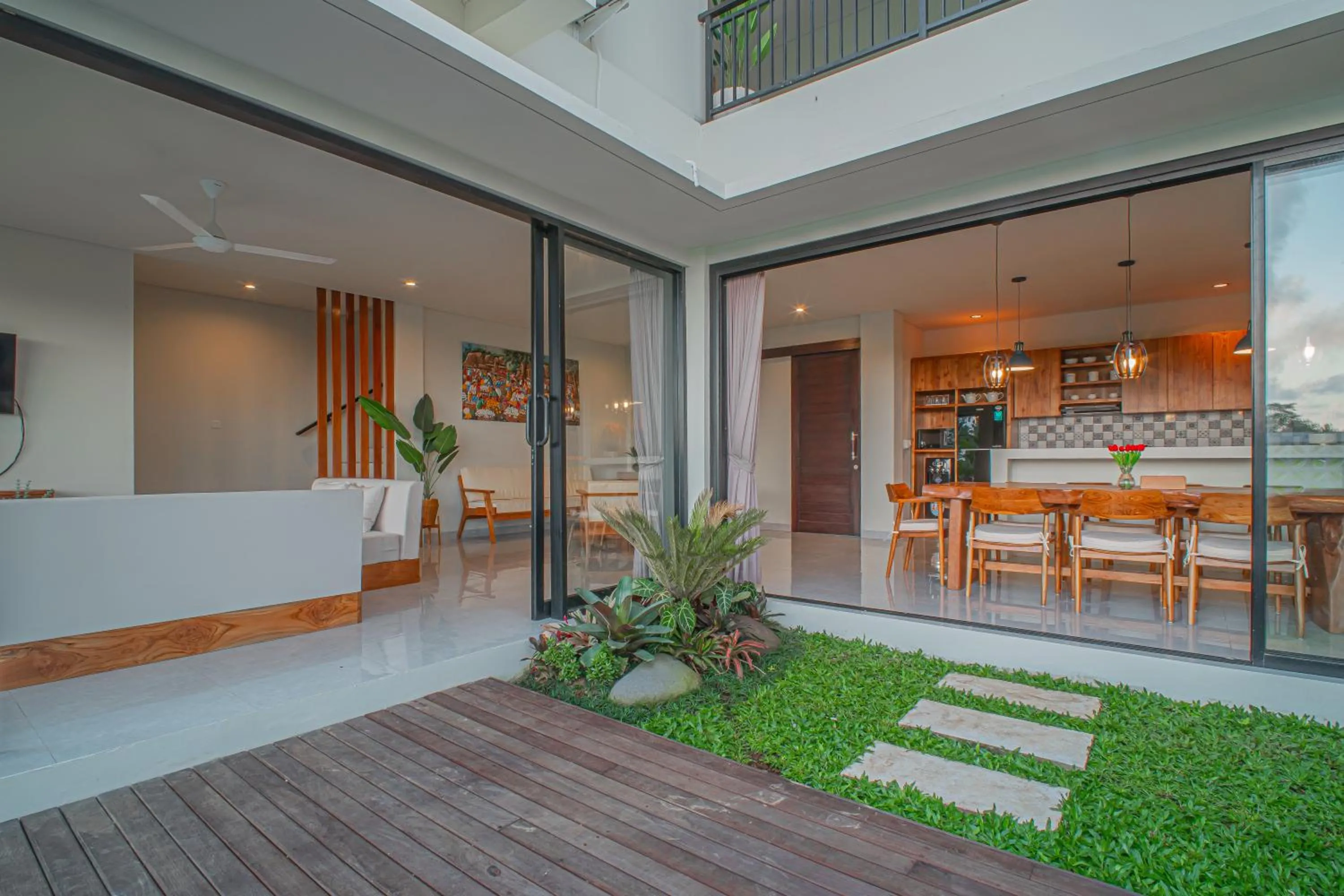 Living room in Mahadewi Sunset Villa