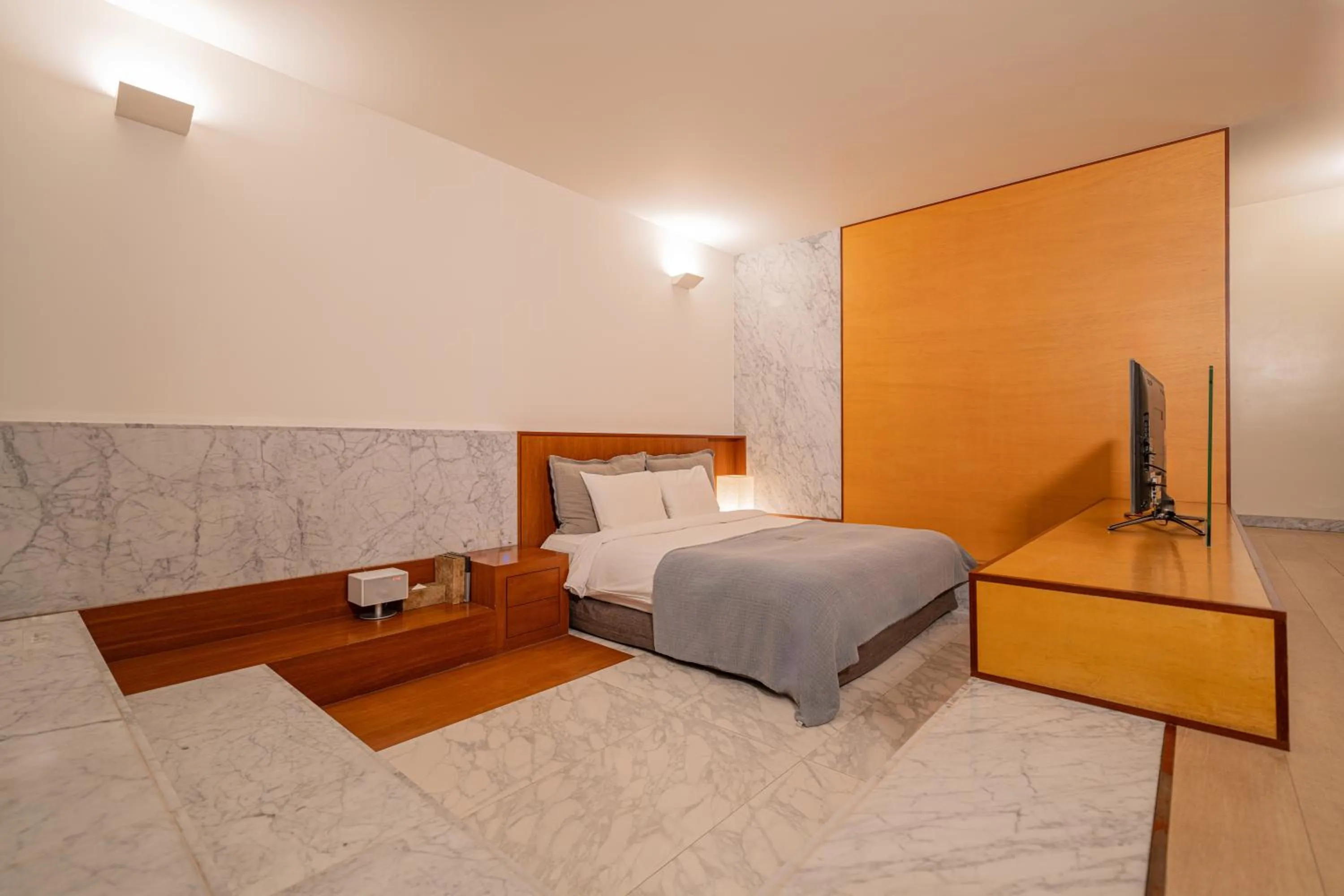 Bedroom, Bed in Gangnam Boutique Hotel Sohsul