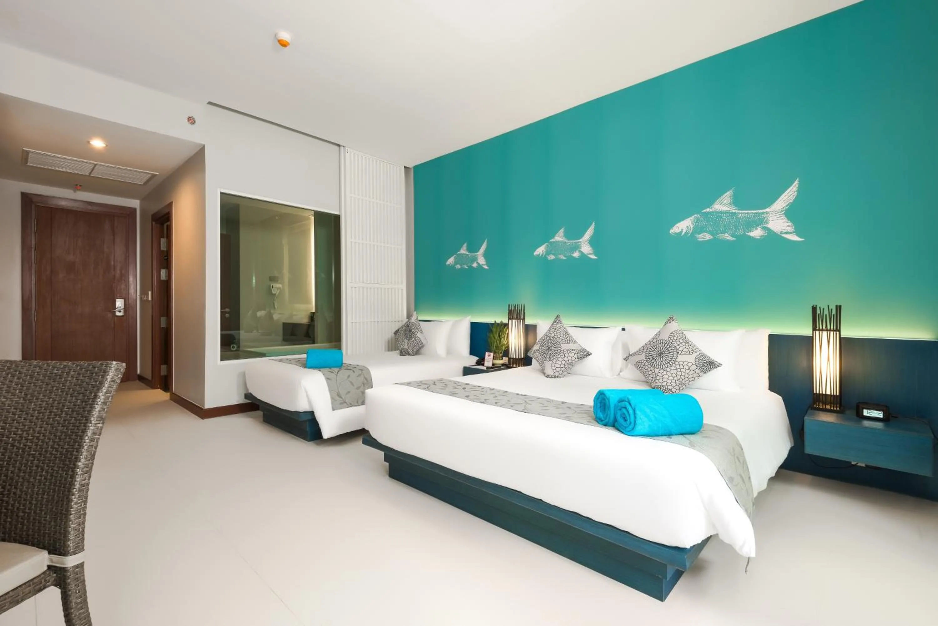 Bedroom, Bed in Fishermens Harbour Urban Resort - SHA Extra Plus