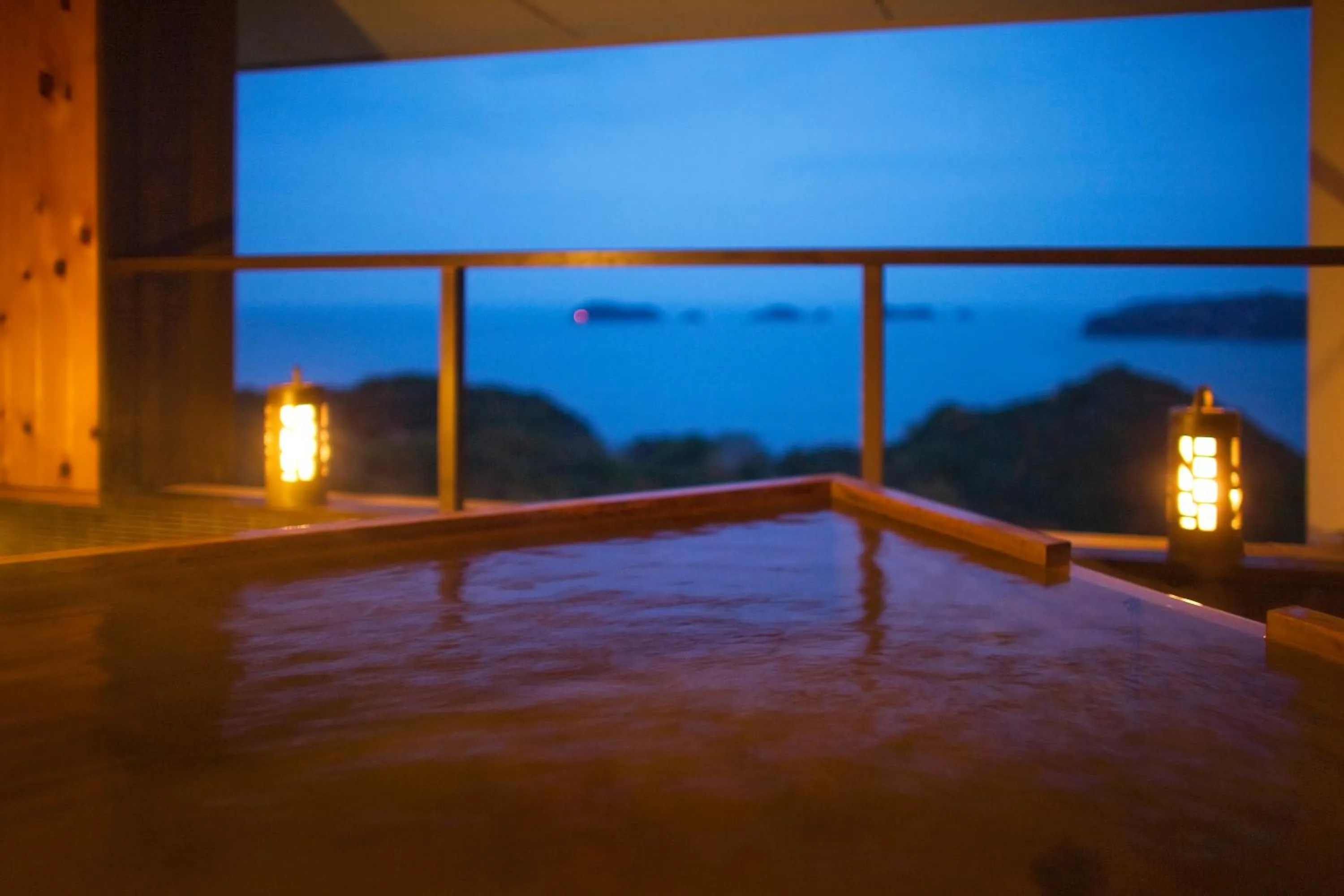 Open Air Bath in Ryoso Uminocho