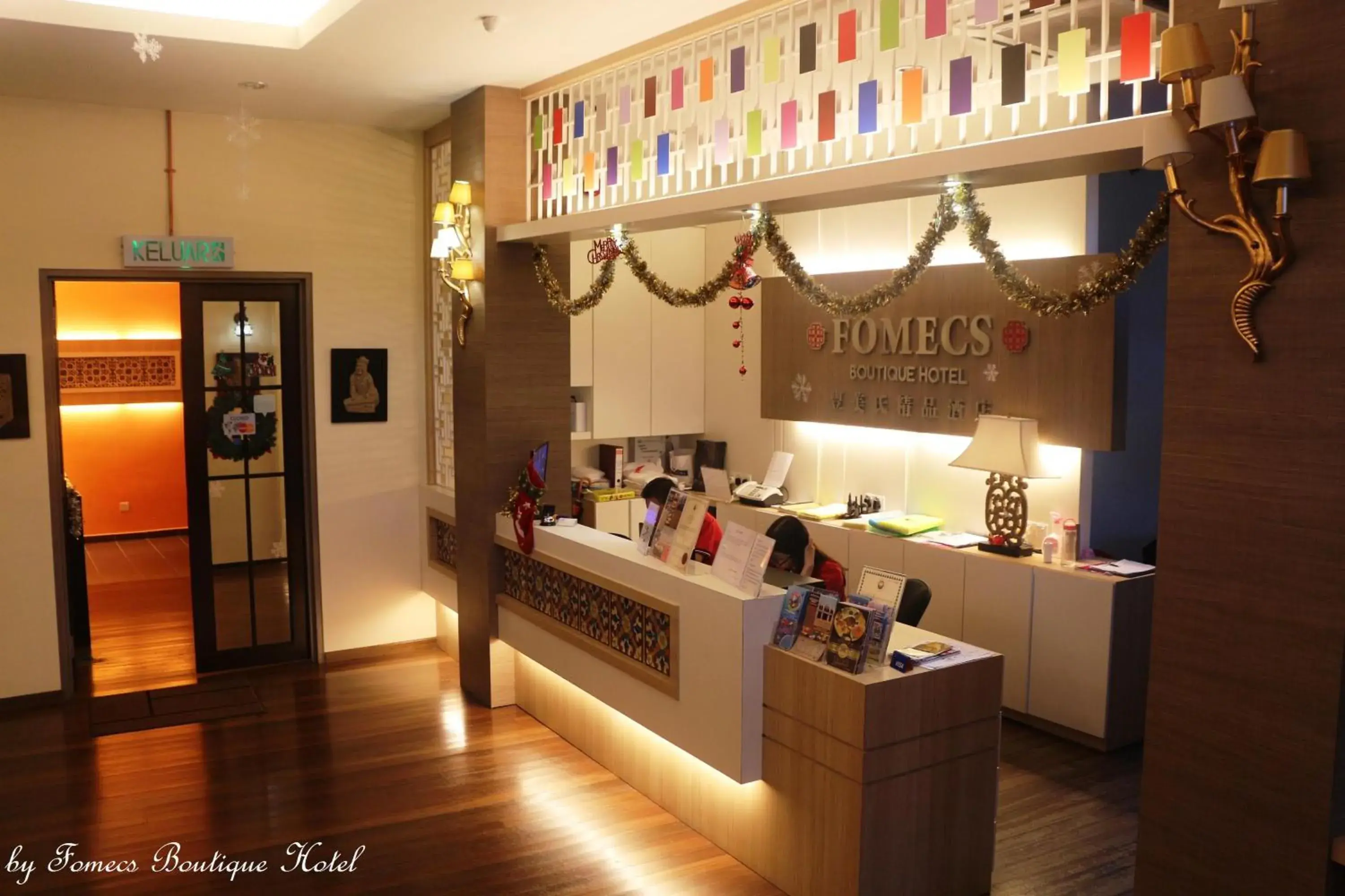 Lobby or reception in Fomecs Boutique Hotel, Jonker Street Lobby or reception in Fomecs Boutique Hotel, Jonker Street