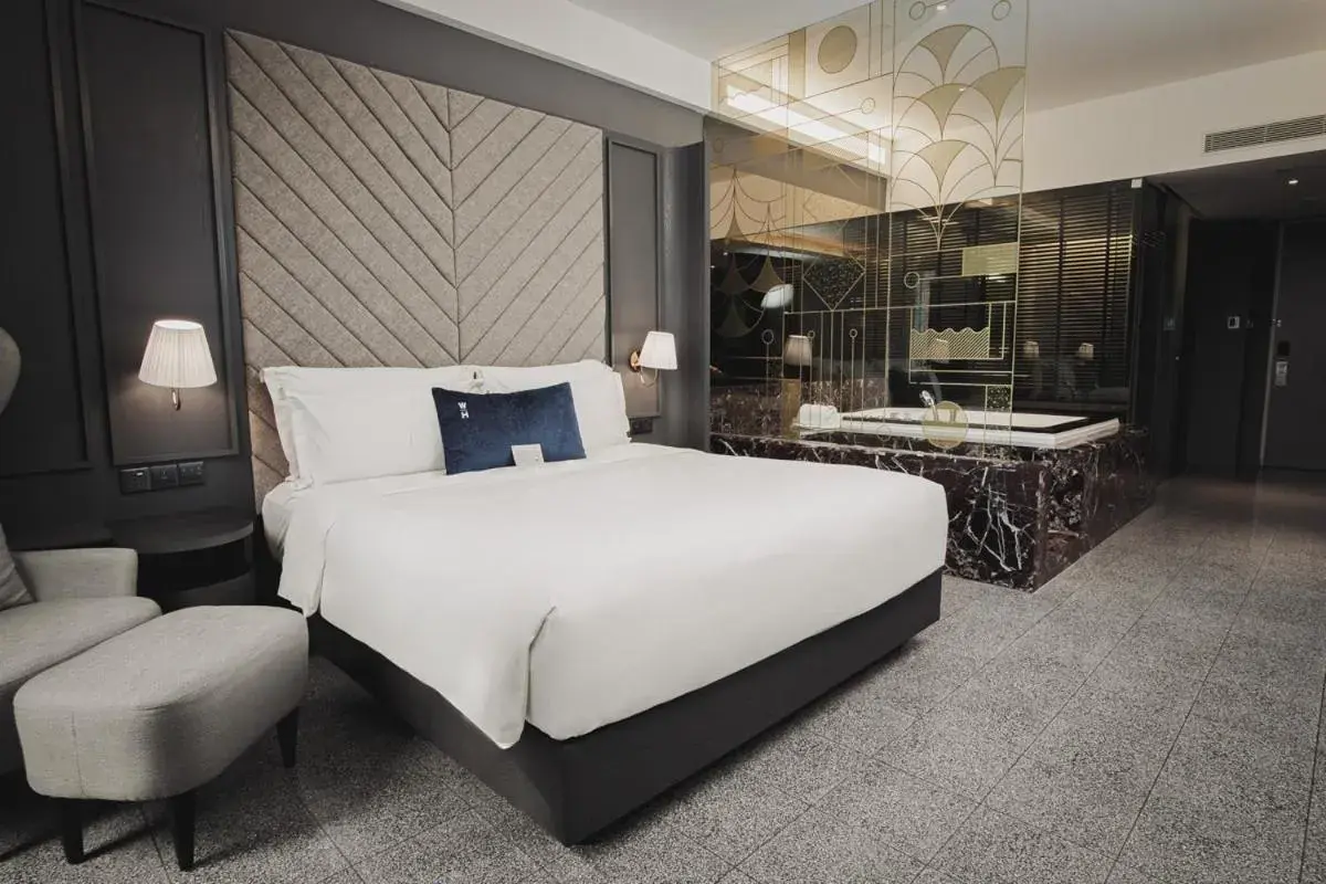 Bed in WEIL Hotel Ipoh Bed in WEIL Hotel Ipoh