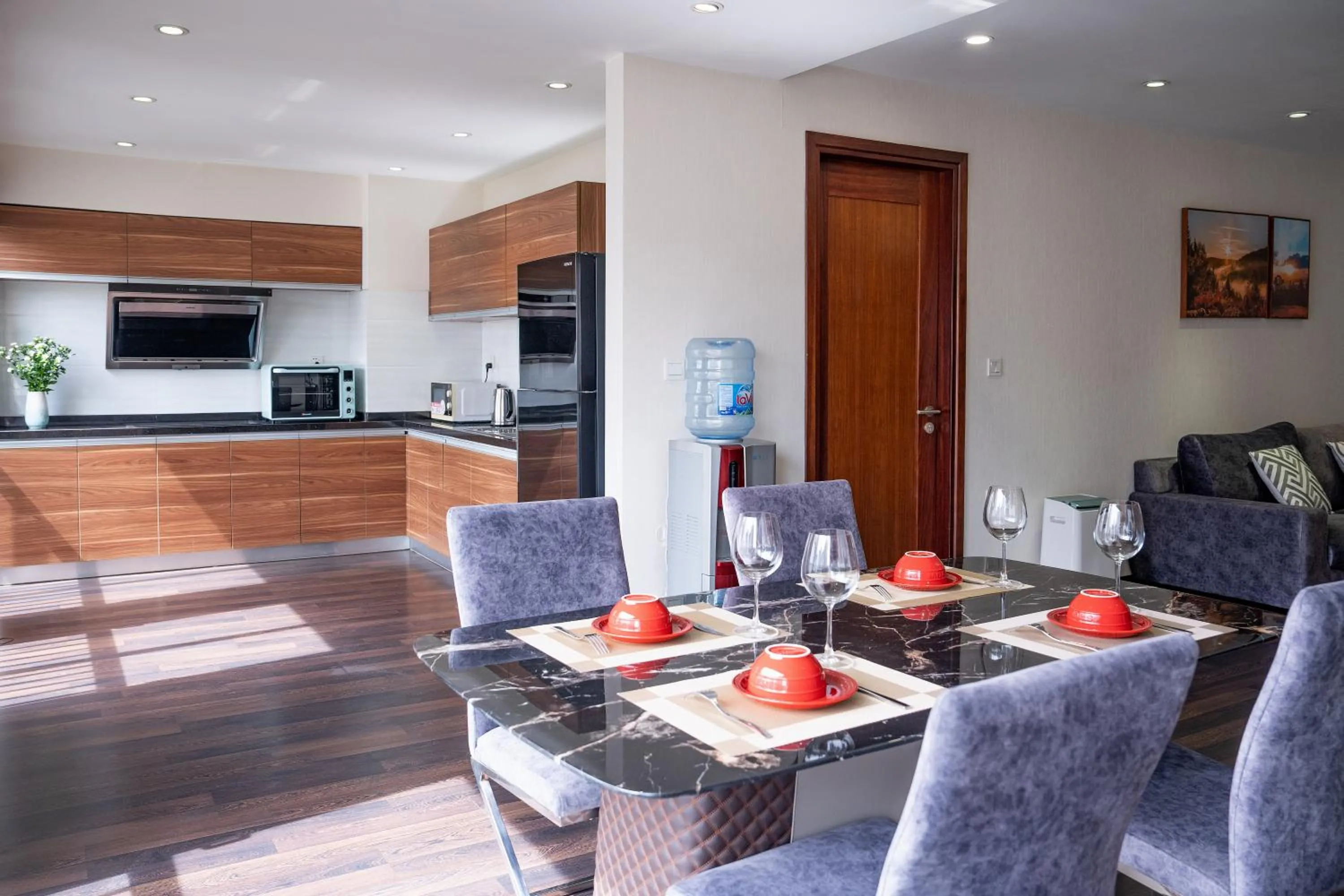 Kitchen or kitchenette in Viet Vuong Building Ha Noi Capital