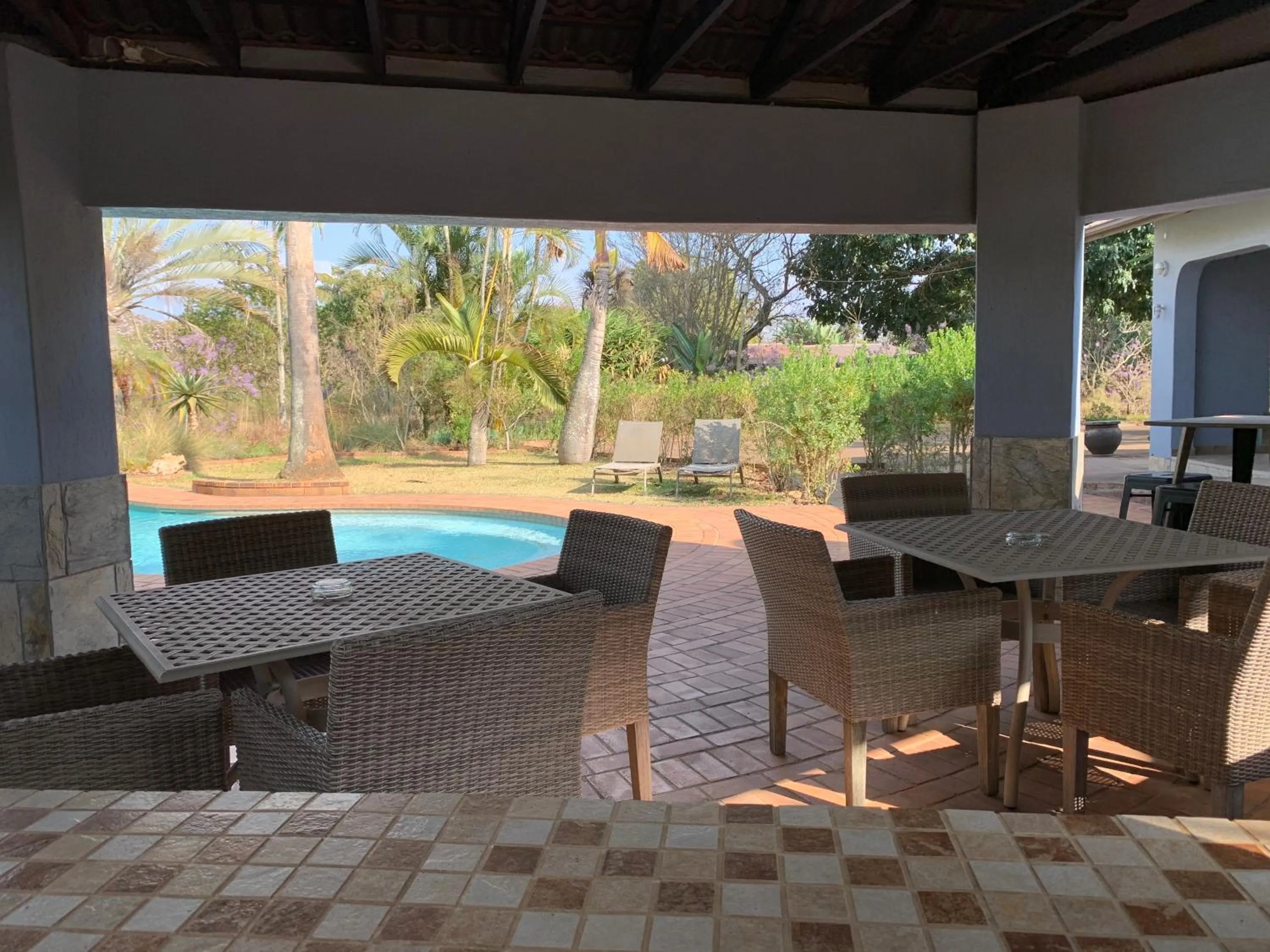 Patio in ilanda Guest House