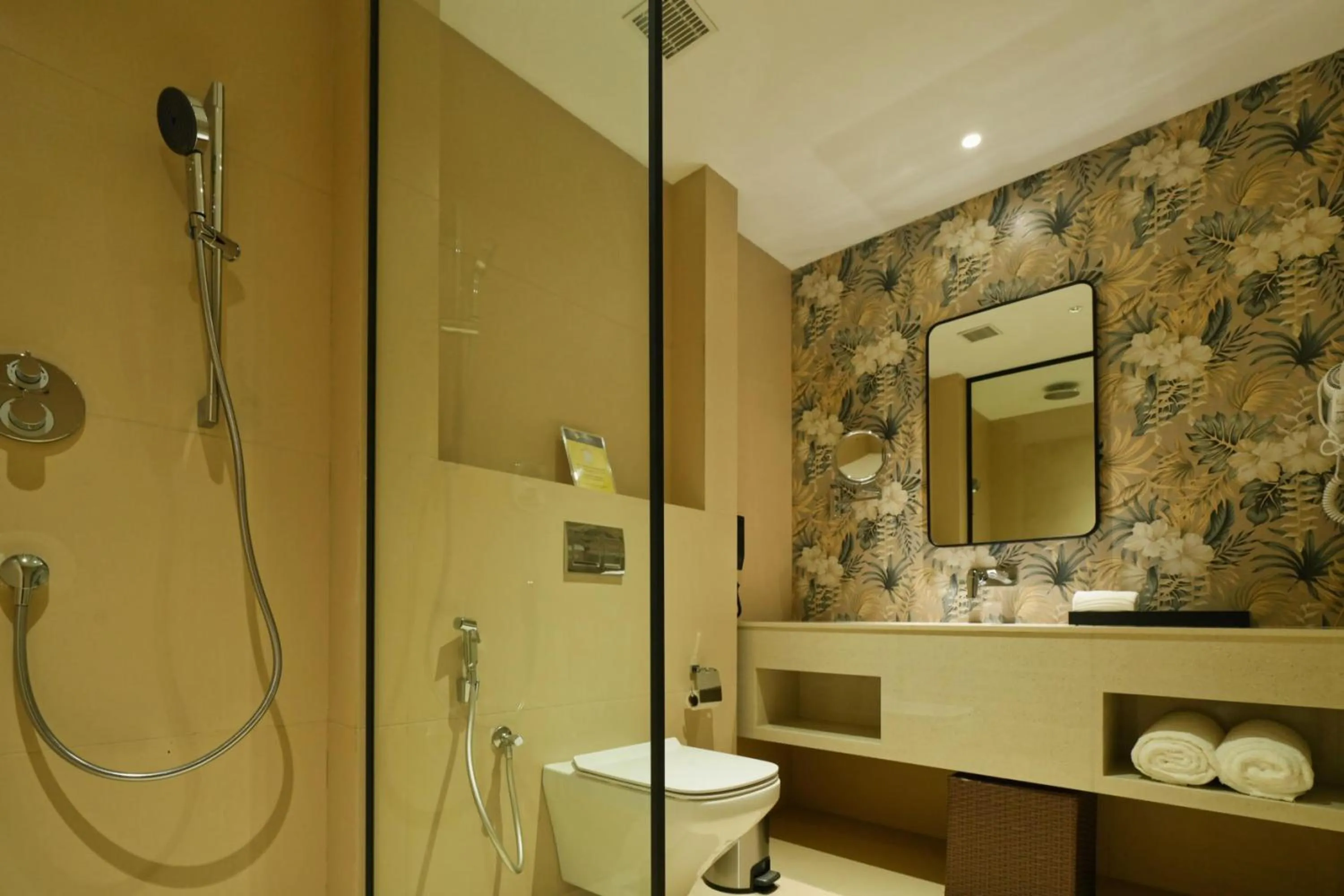 Bathroom in mesta Hotel