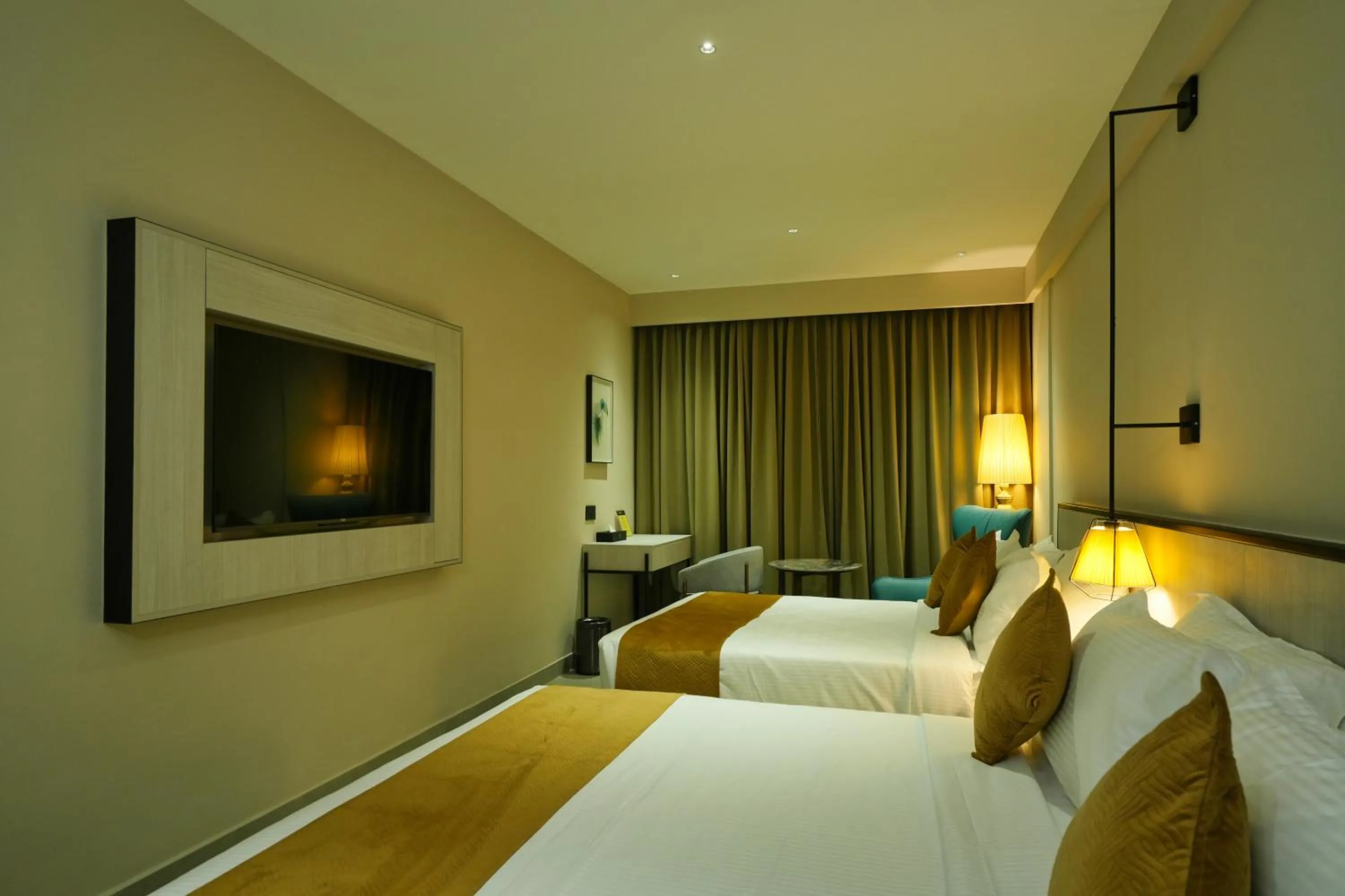 TV and multimedia, Bed in mesta Hotel