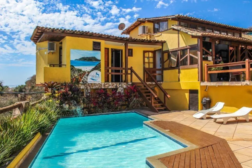 Swimming pool in Pousada Dos Atobás