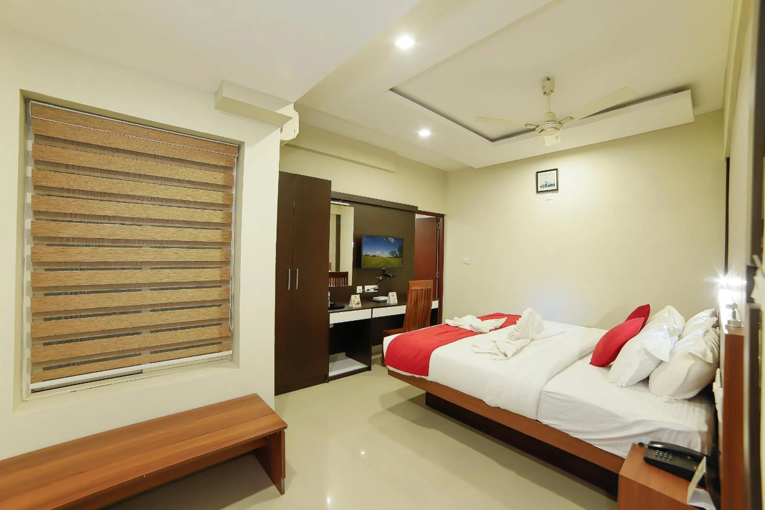 Bedroom, Bed in Sreepathi Indraprastha