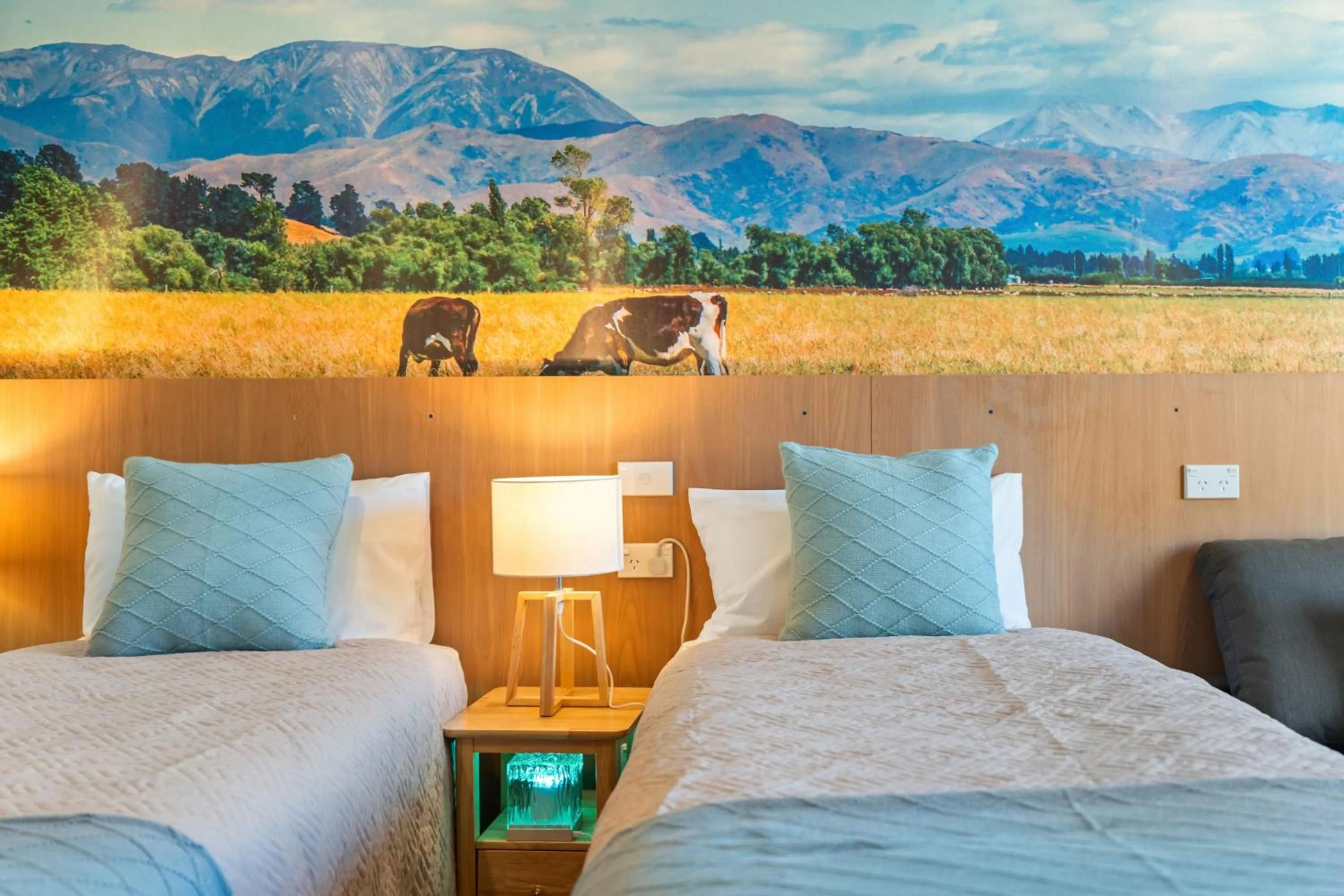 Bed in Sunshine Suites