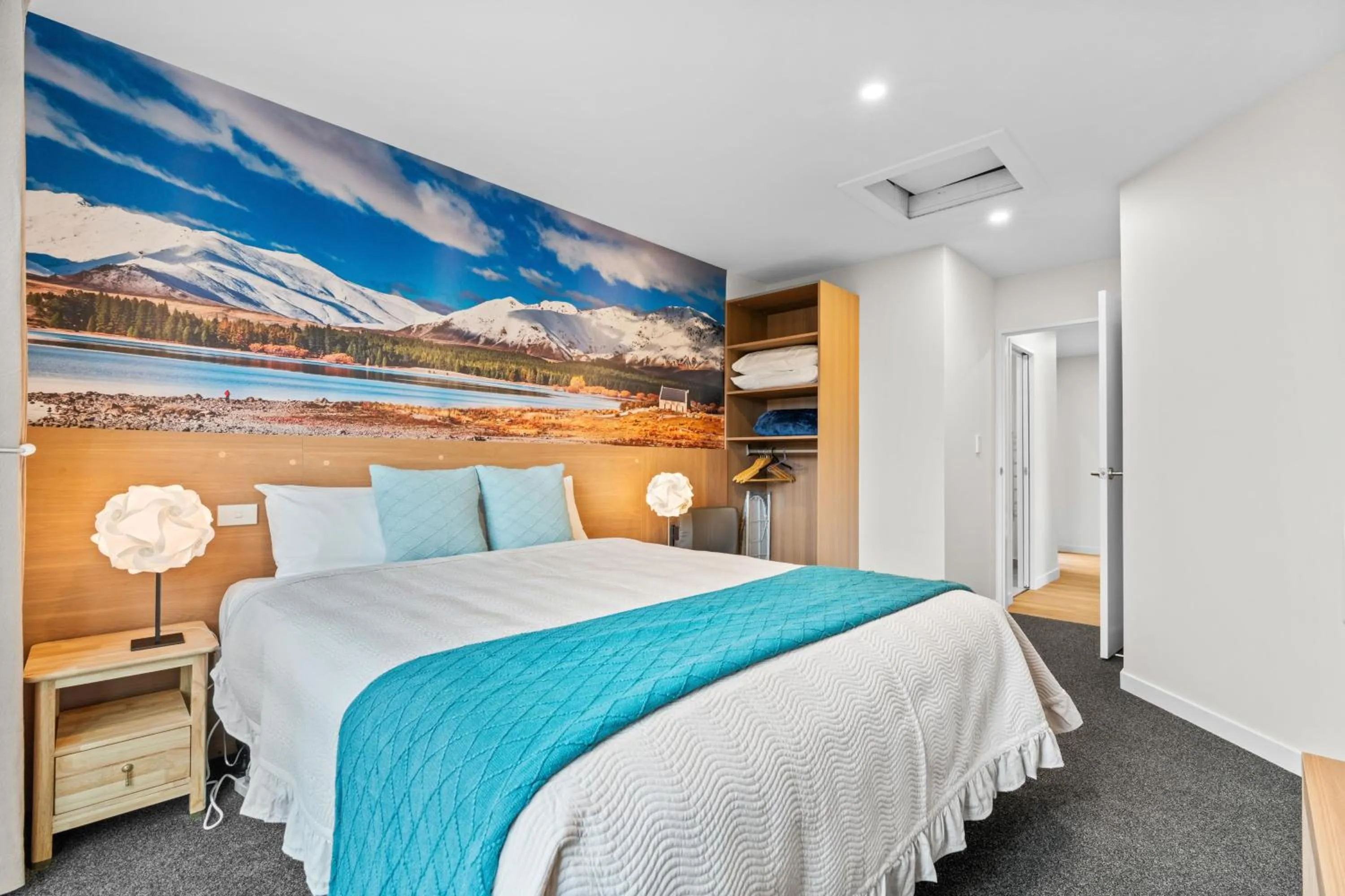 Bed in Sunshine Suites