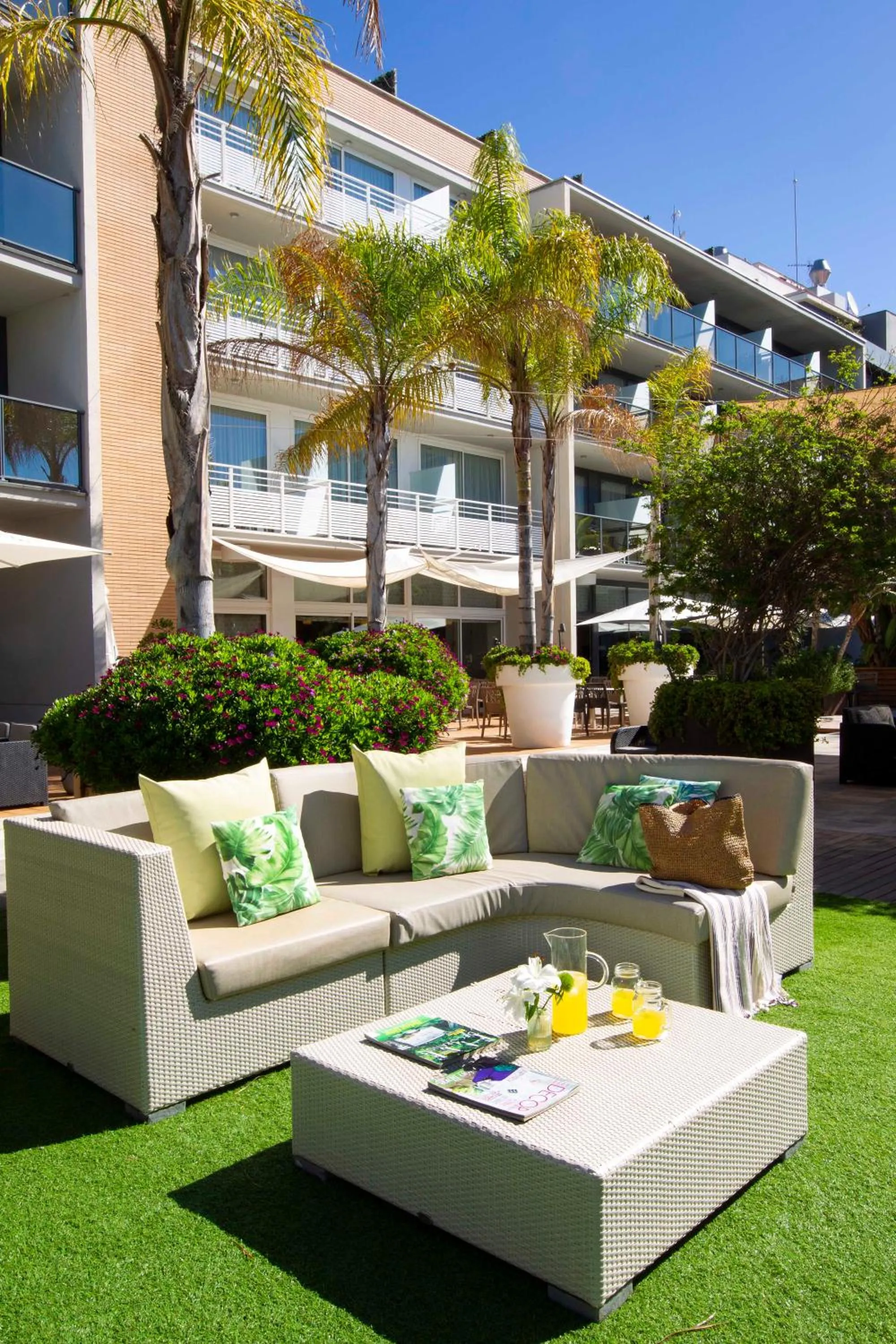 Patio in Altafulla Mar Hotel