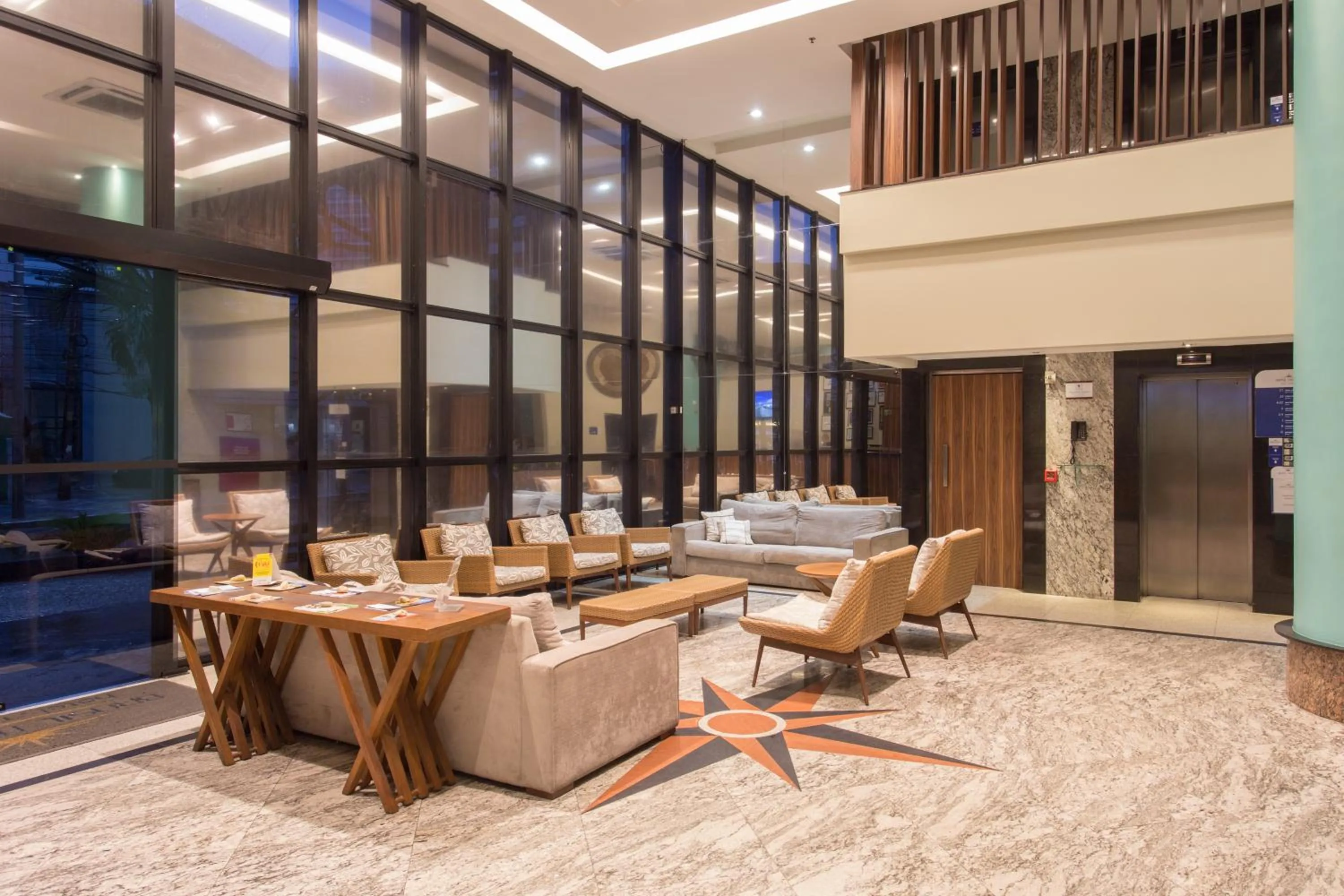 Lobby or reception in Hotel Brasil Tropical