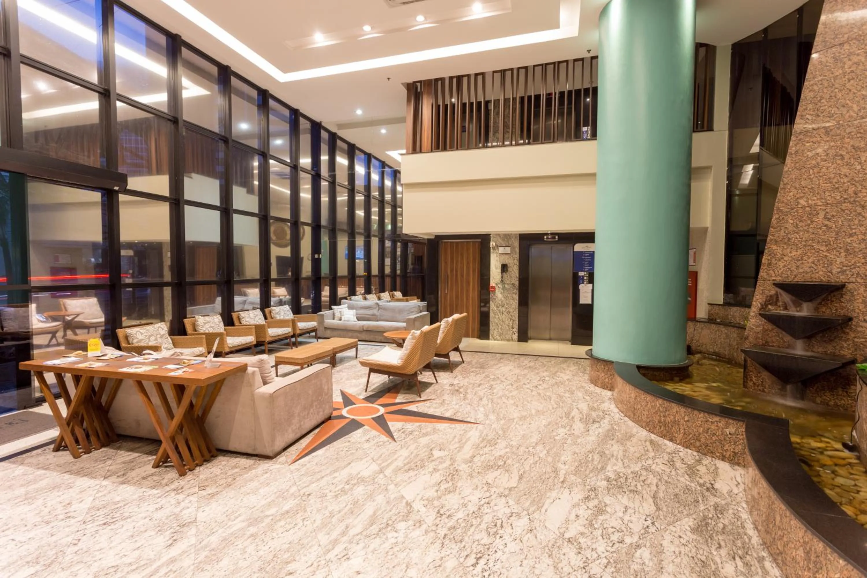 Lobby or reception in Hotel Brasil Tropical