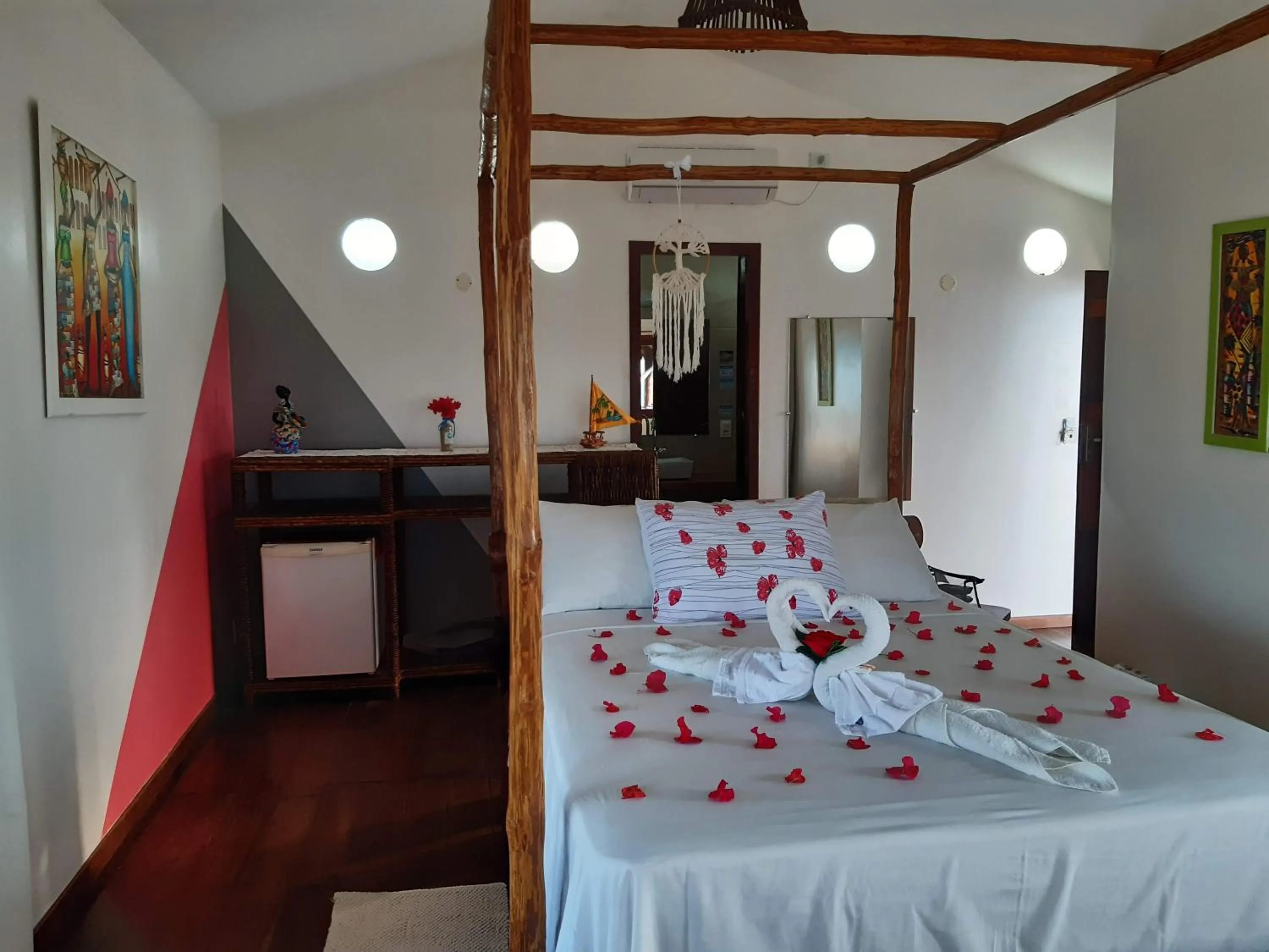 Bed in Pousada TERRA NOVA