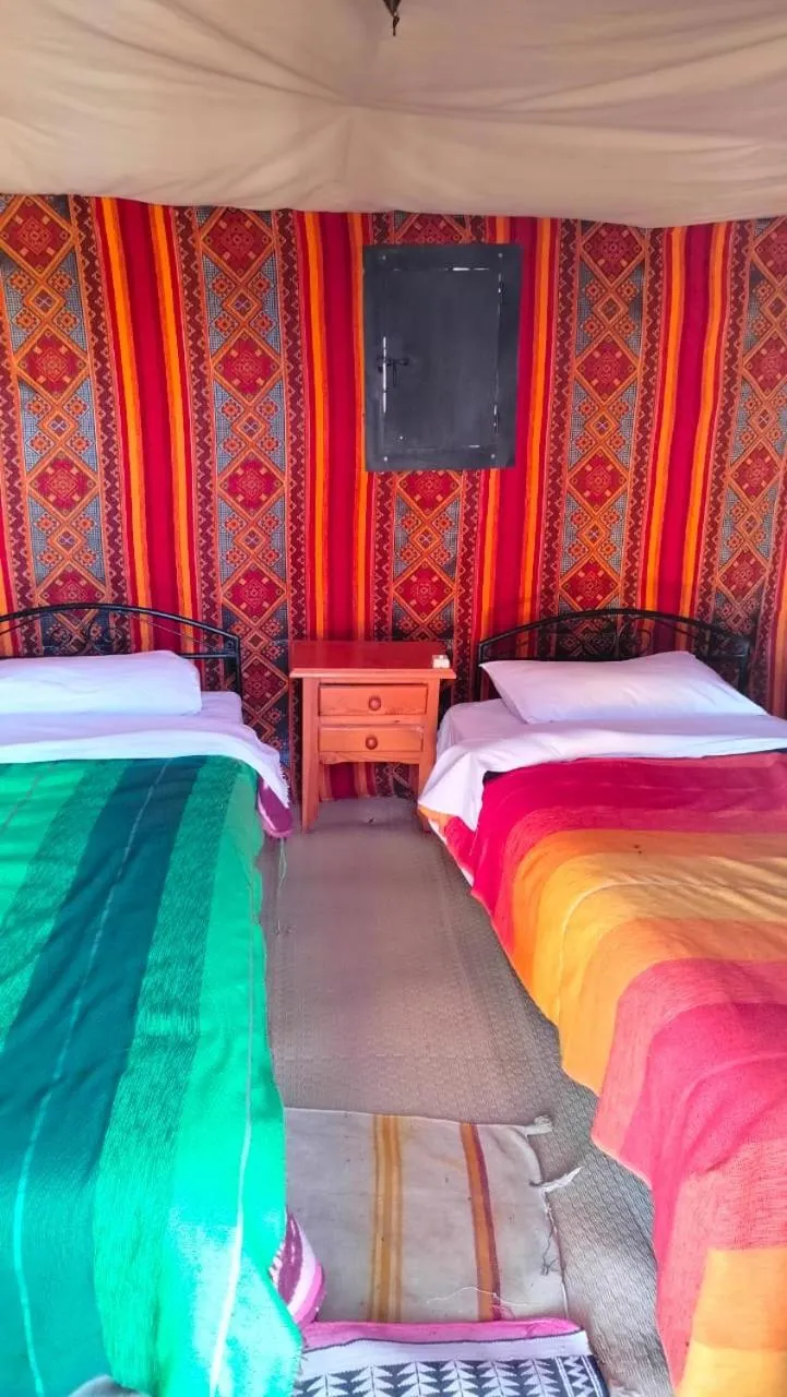 Bed in Merzouga wild Camp