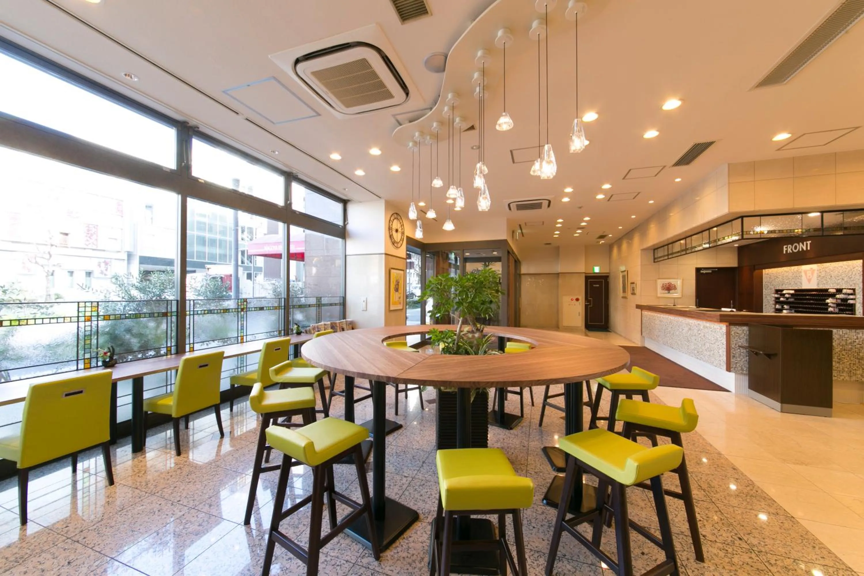 Lobby or reception in Nagoya B's Hotel