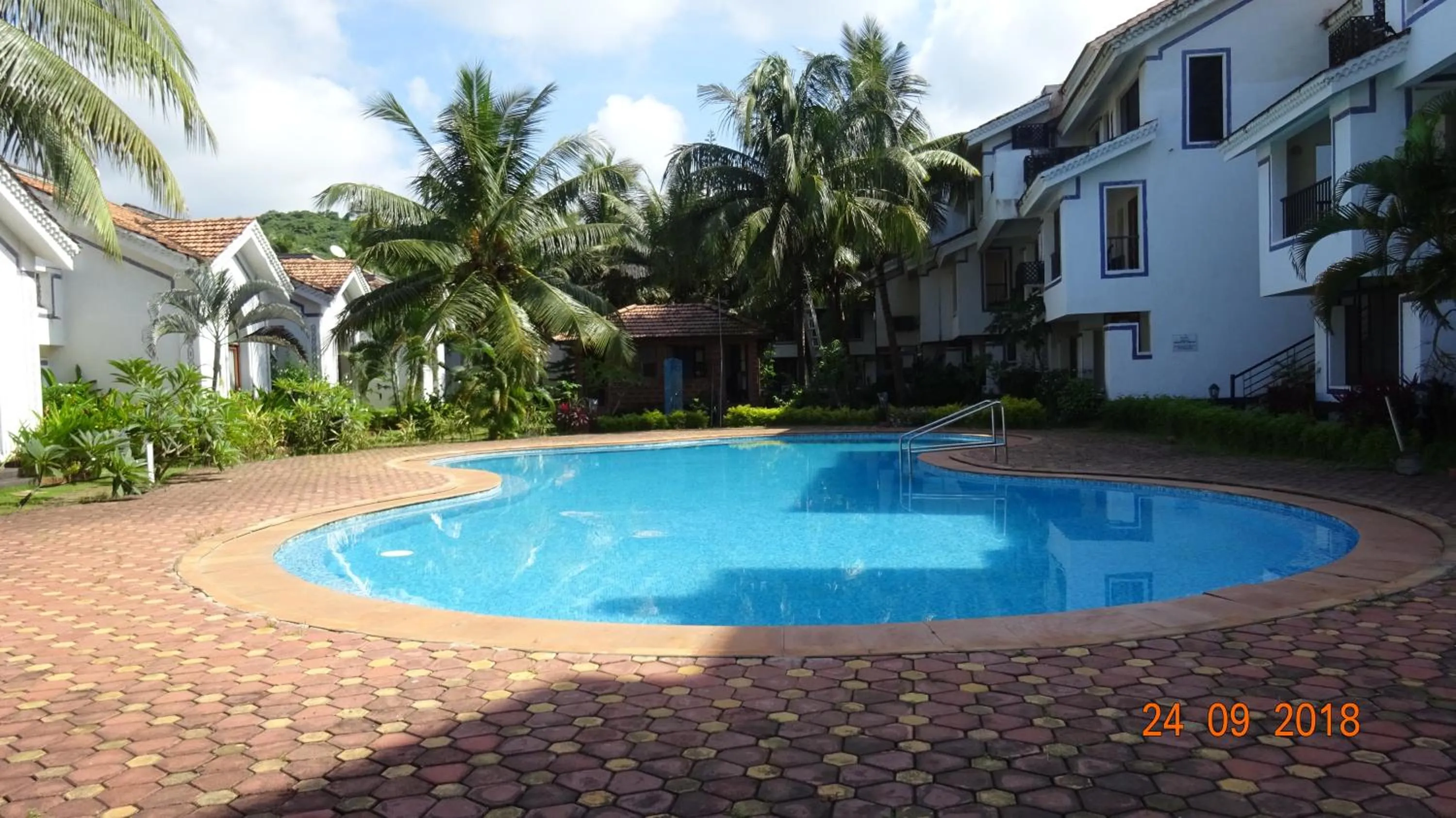 Pool view in Riviera Hermitage
