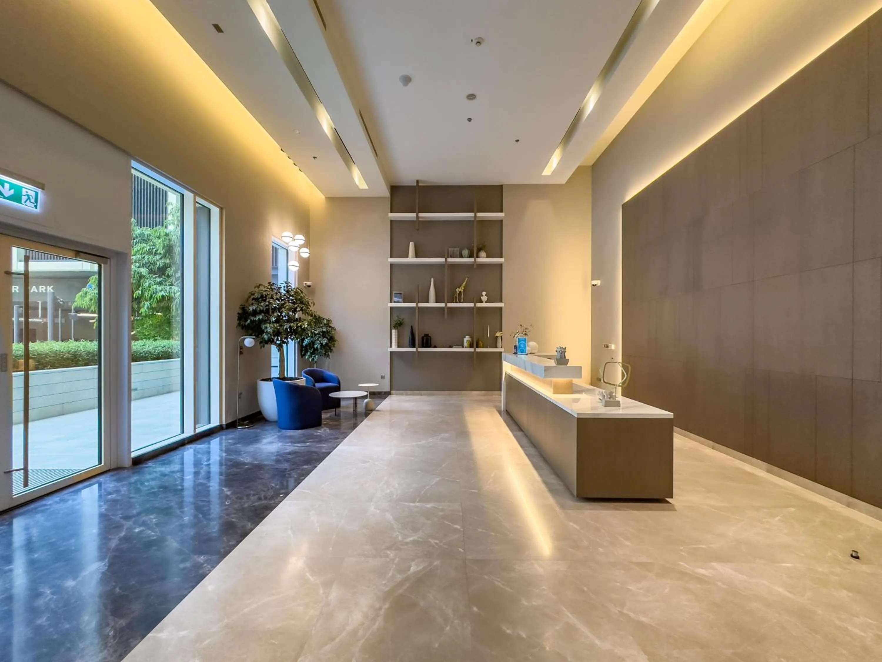 Lobby or reception in Globalstay Creek Horizon Modern Apartments