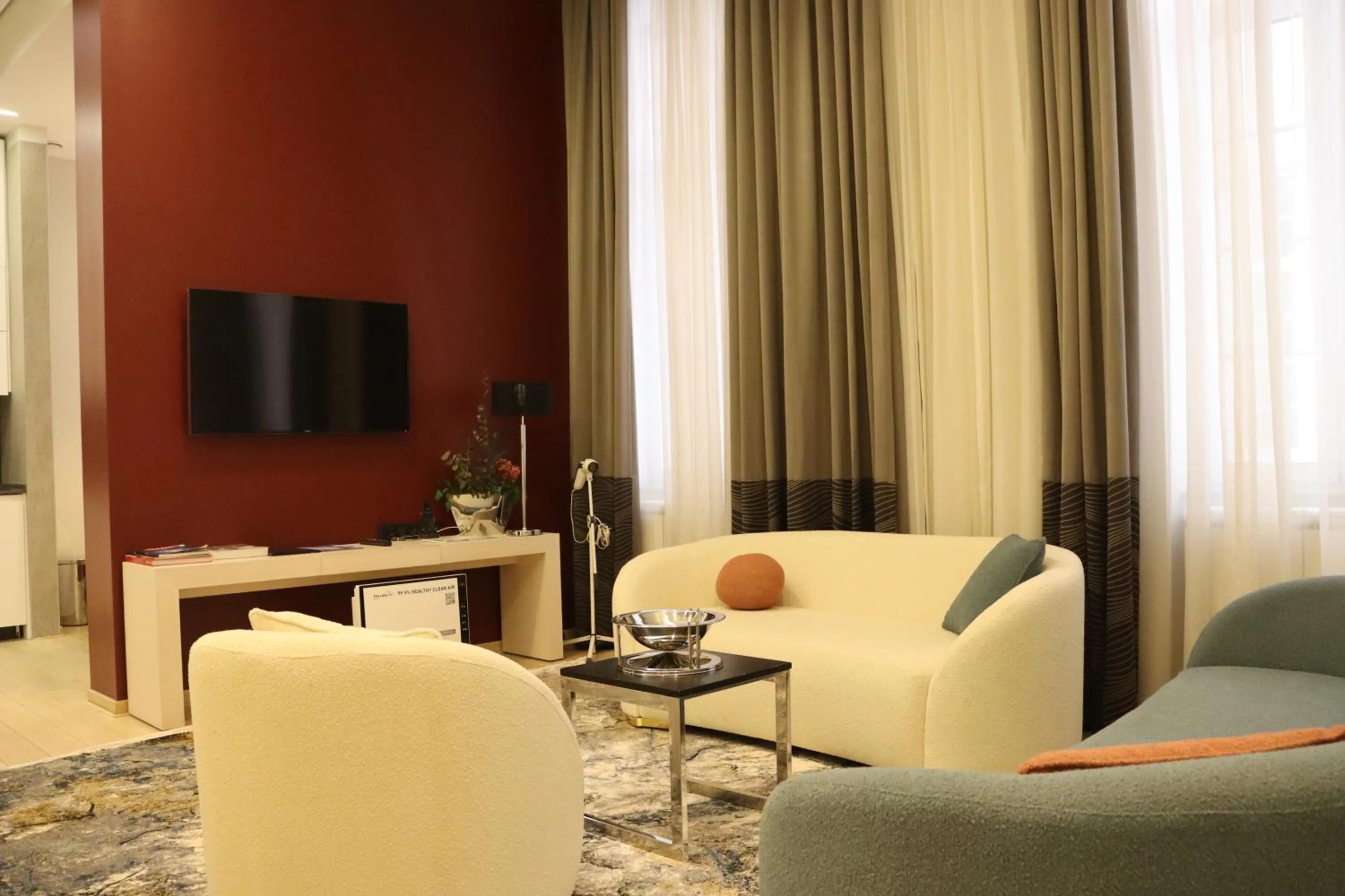 Living room in Zepter Hotel Belgrade, member of Zepter Hotels