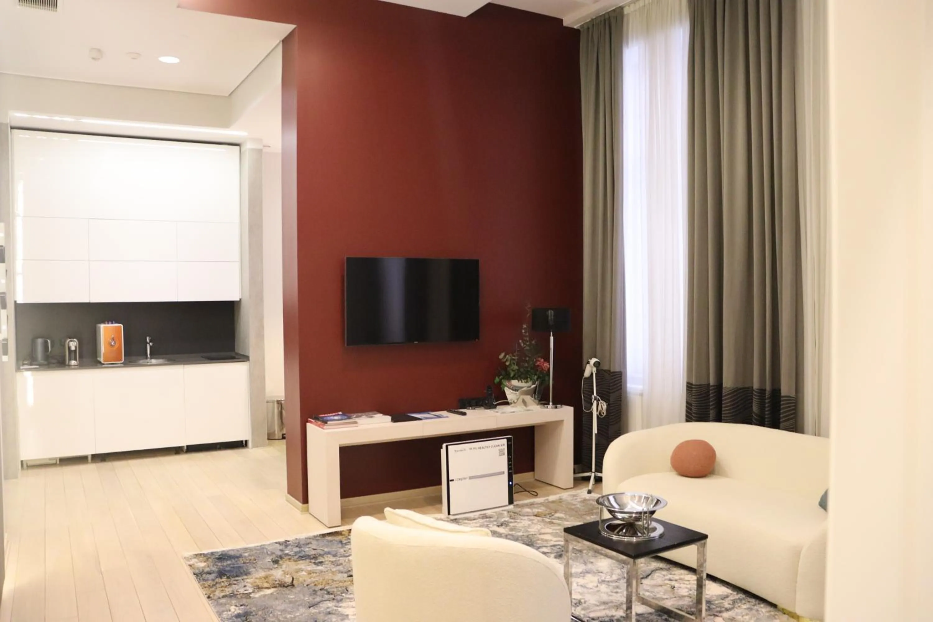 Living room in Zepter Hotel Belgrade, member of Zepter Hotels