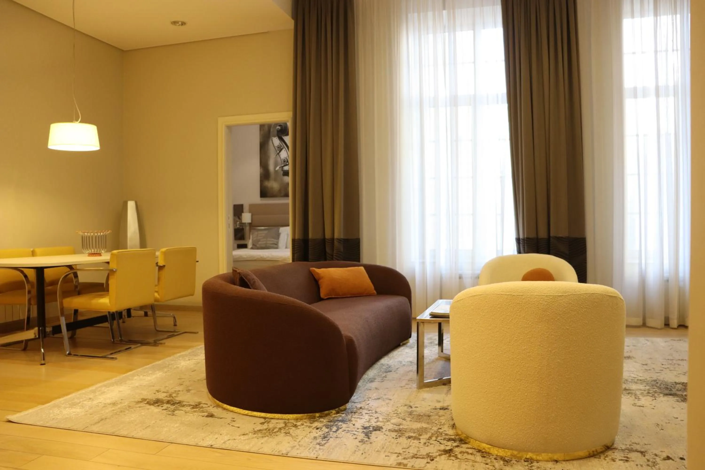 Living room in Zepter Hotel Belgrade, member of Zepter Hotels