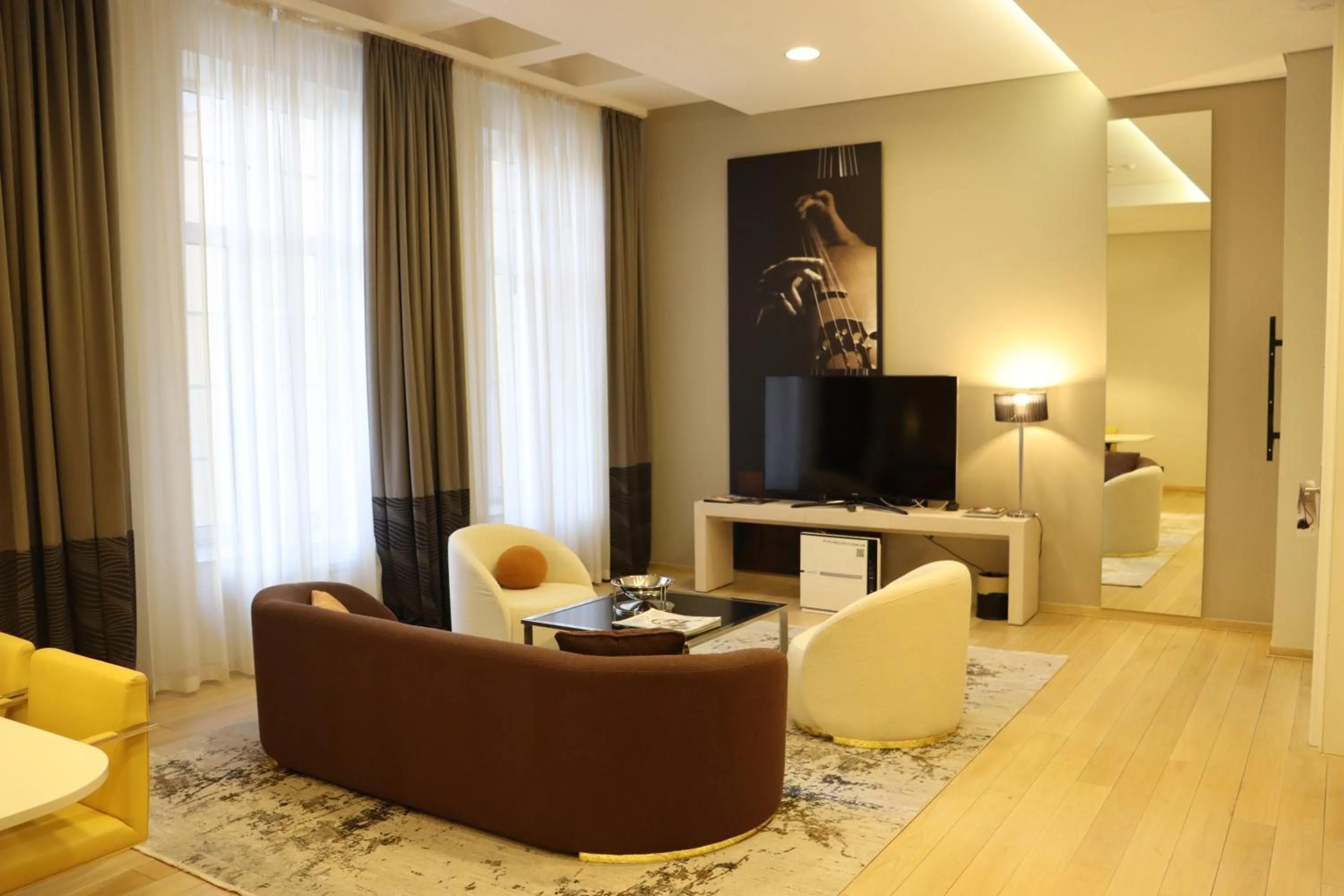Living room in Zepter Hotel Belgrade, member of Zepter Hotels
