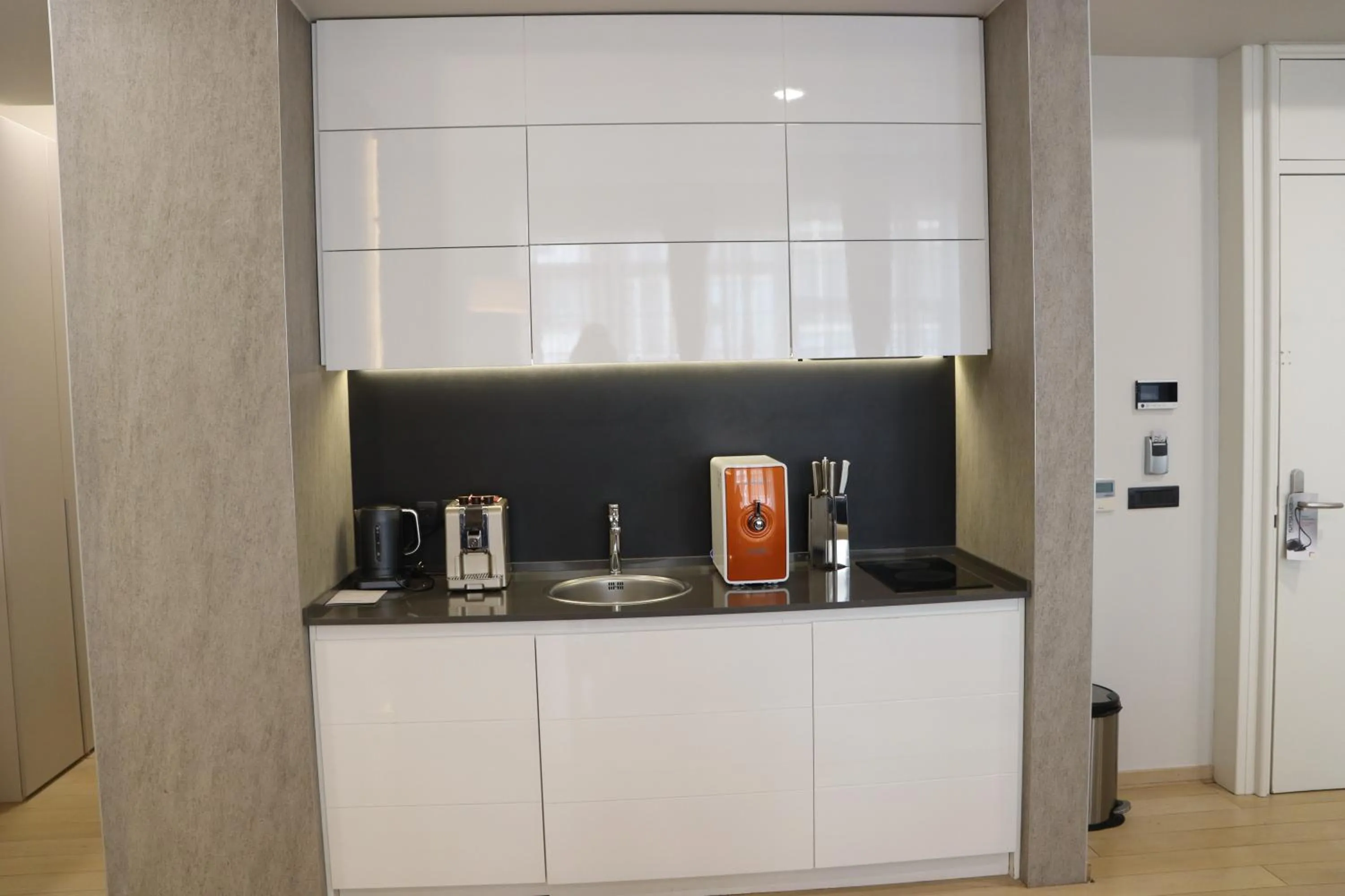 Kitchen or kitchenette in Zepter Hotel Belgrade, member of Zepter Hotels