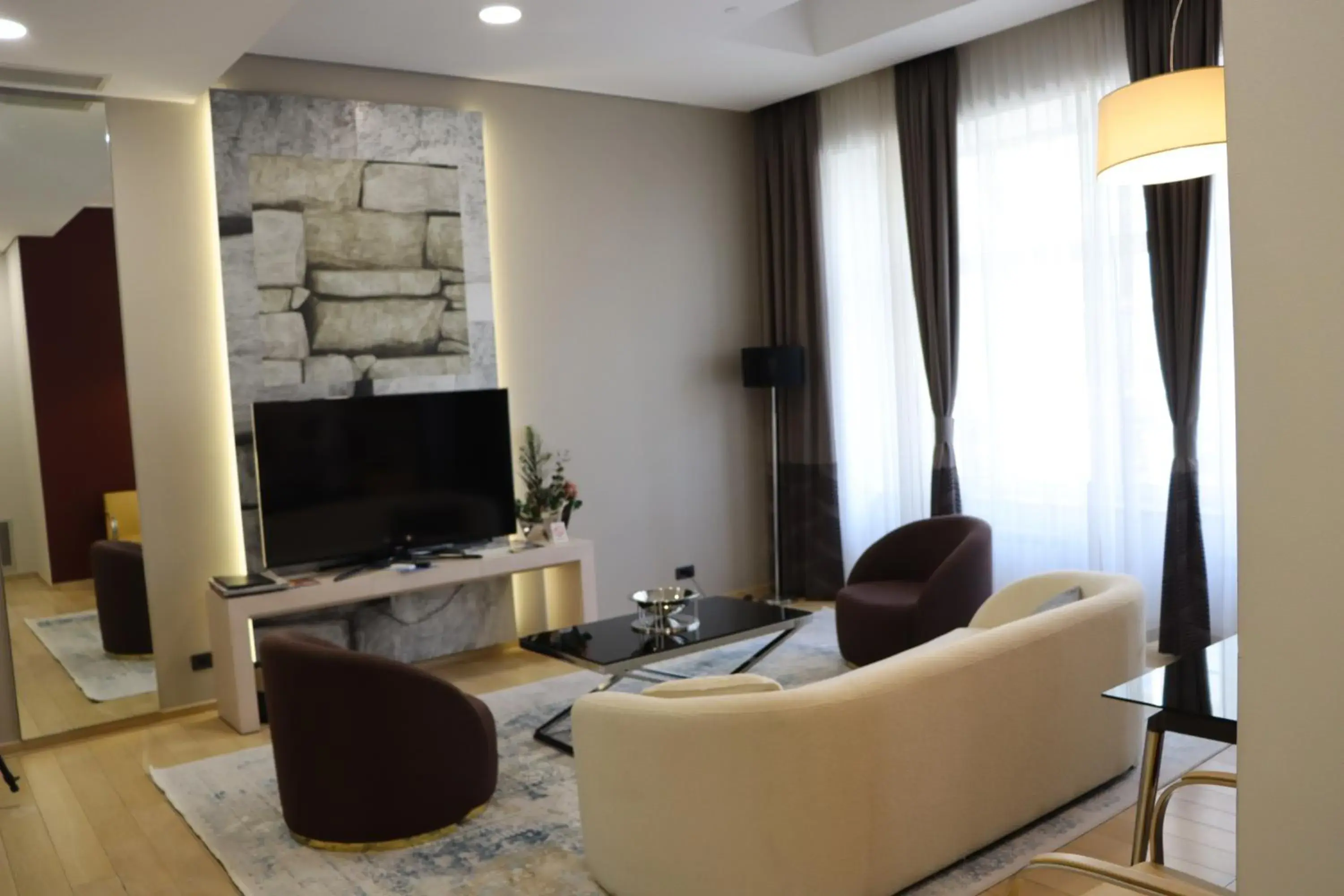 Living room in Zepter Hotel Belgrade, member of Zepter Hotels Living room in Zepter Hotel Belgrade, member of Zepter Hotels