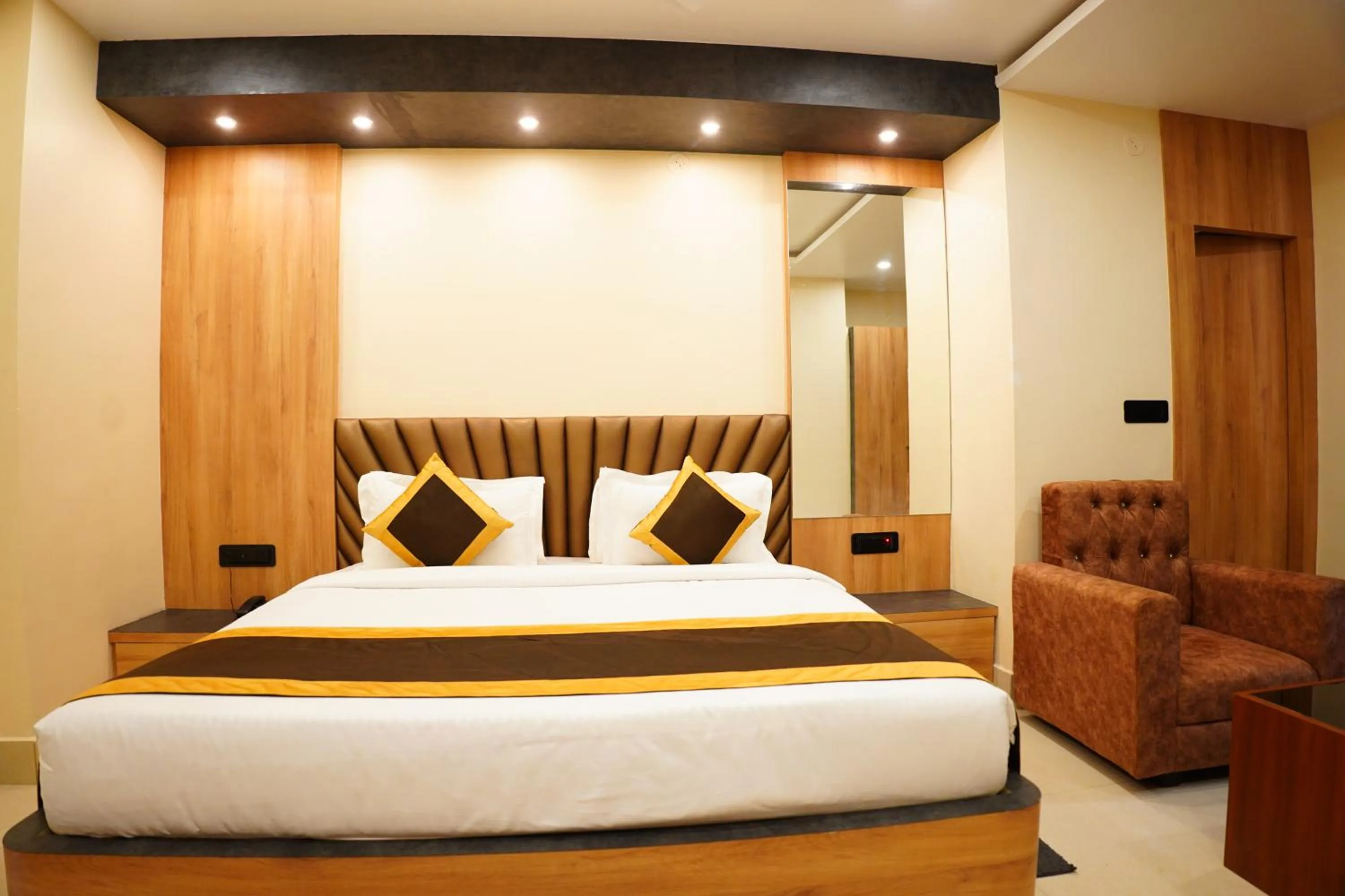 Bed in The MARUTINANDAN GRAND