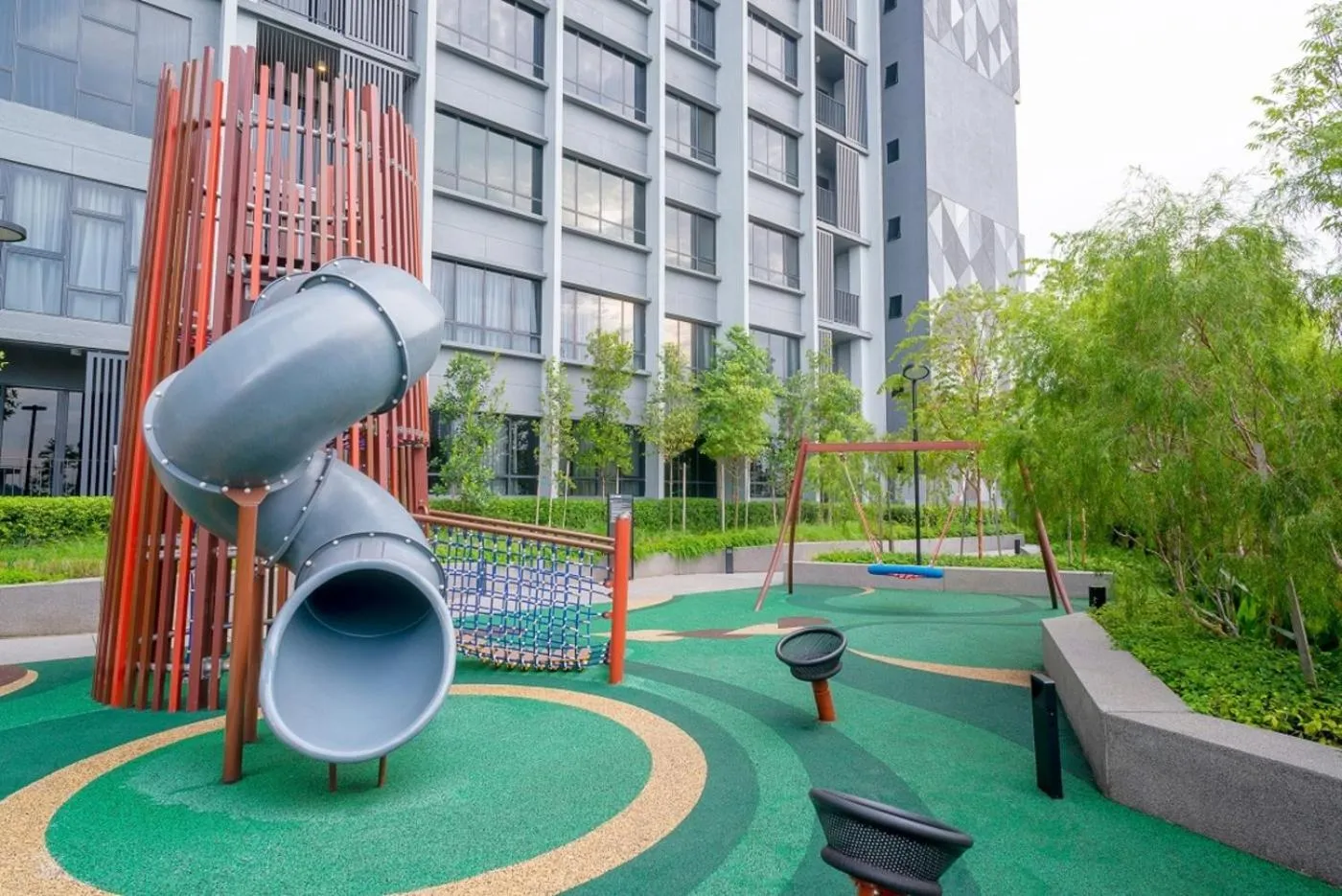 Children play ground in Millerz Square Old Klang Road