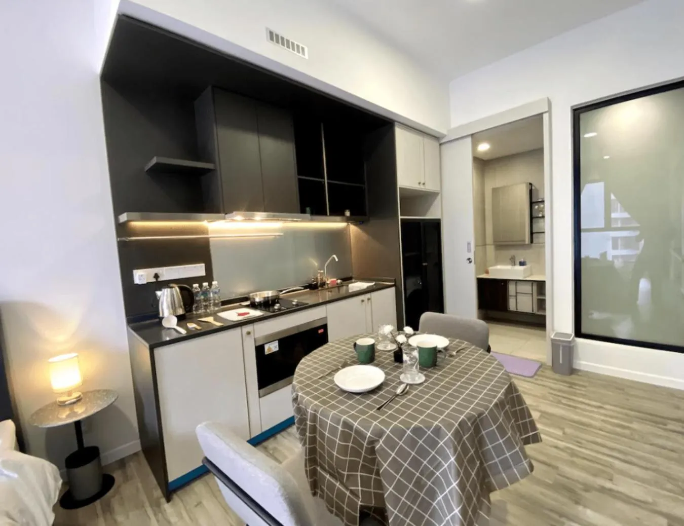 Kitchen or kitchenette in Millerz Square Old Klang Road