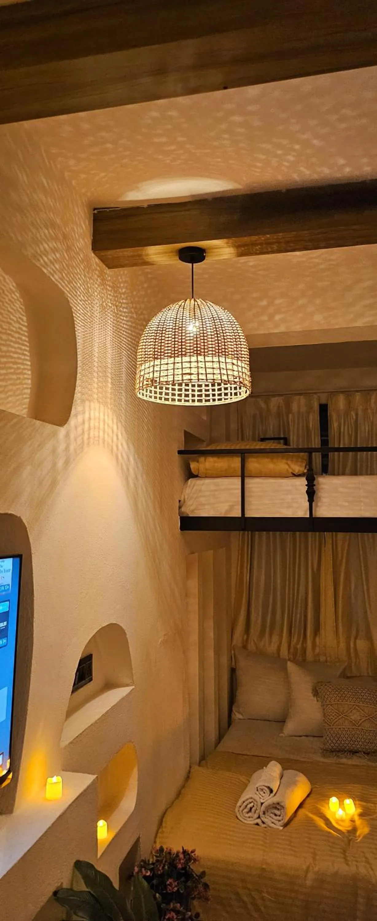 Bed in The Boho House