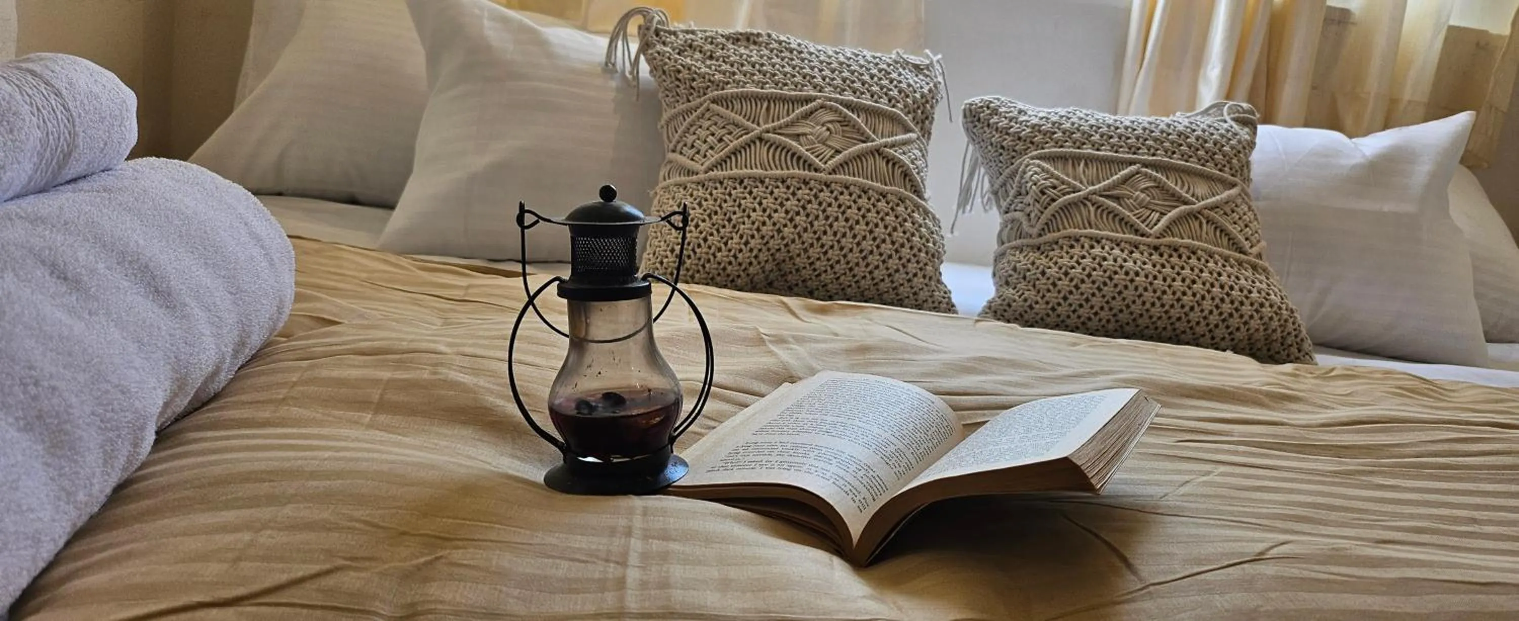 Bed in The Boho House