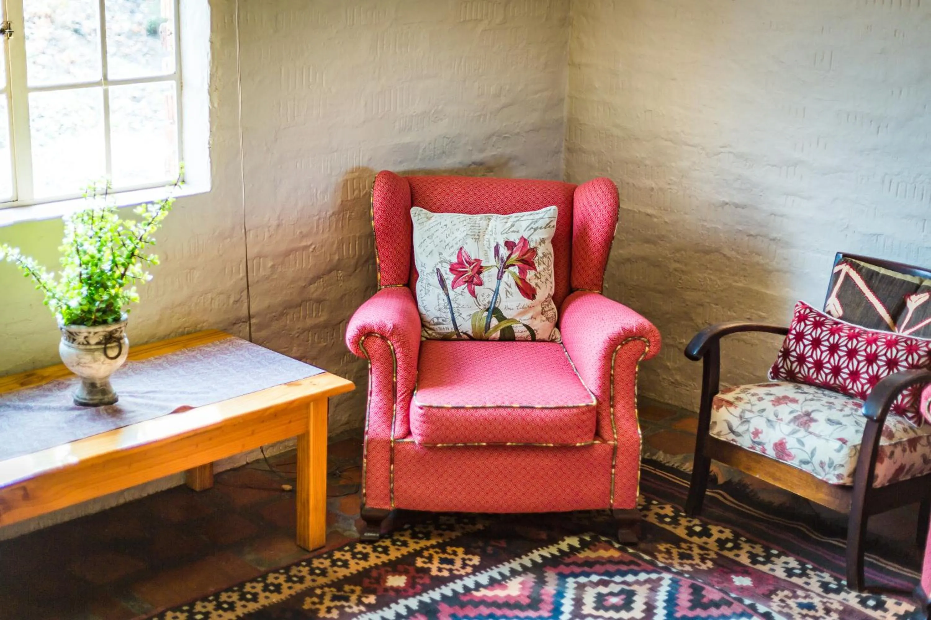 Seating area in Skeiding Guest Farm