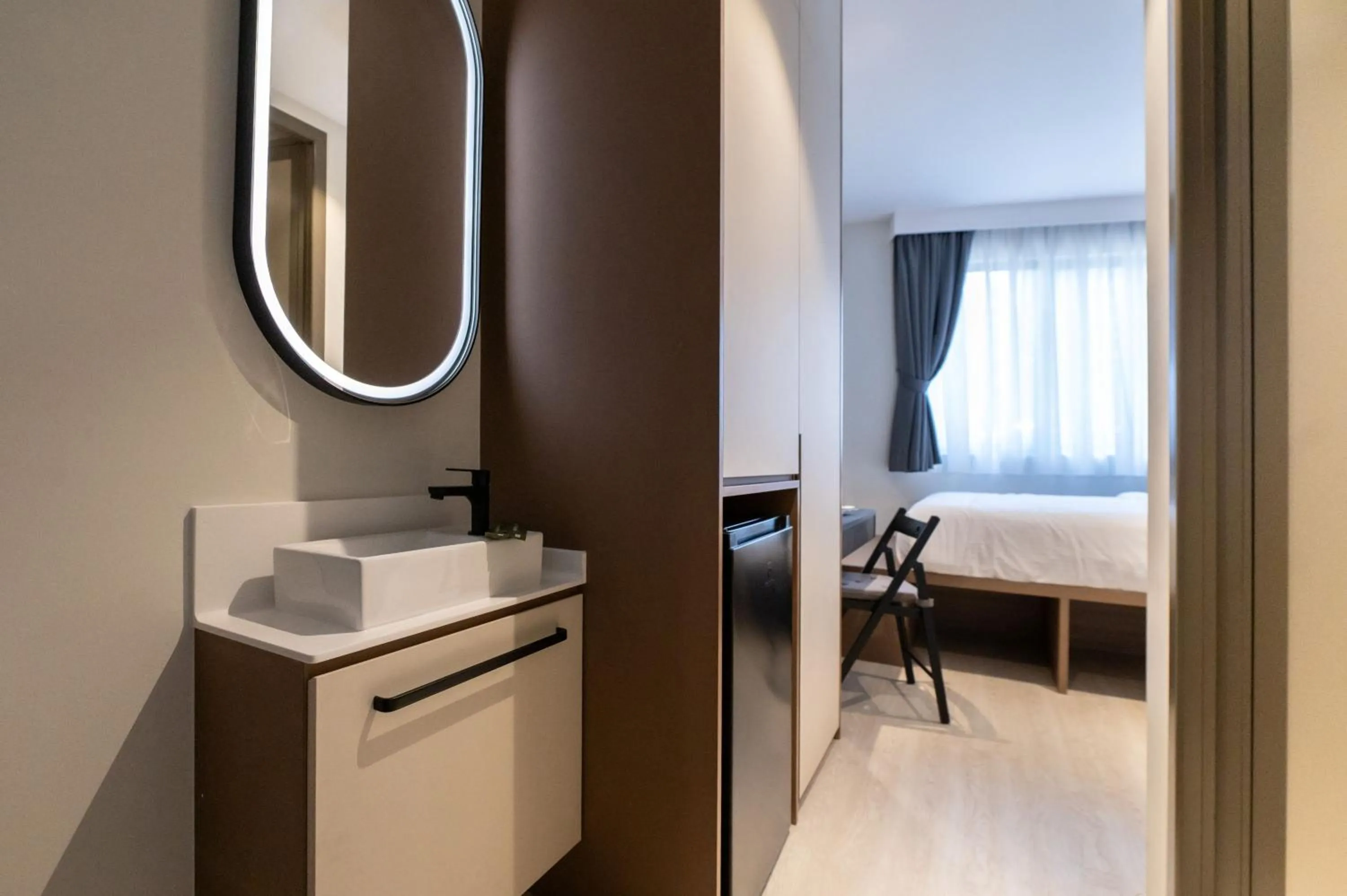 Bed in Habyt Studios at Novena