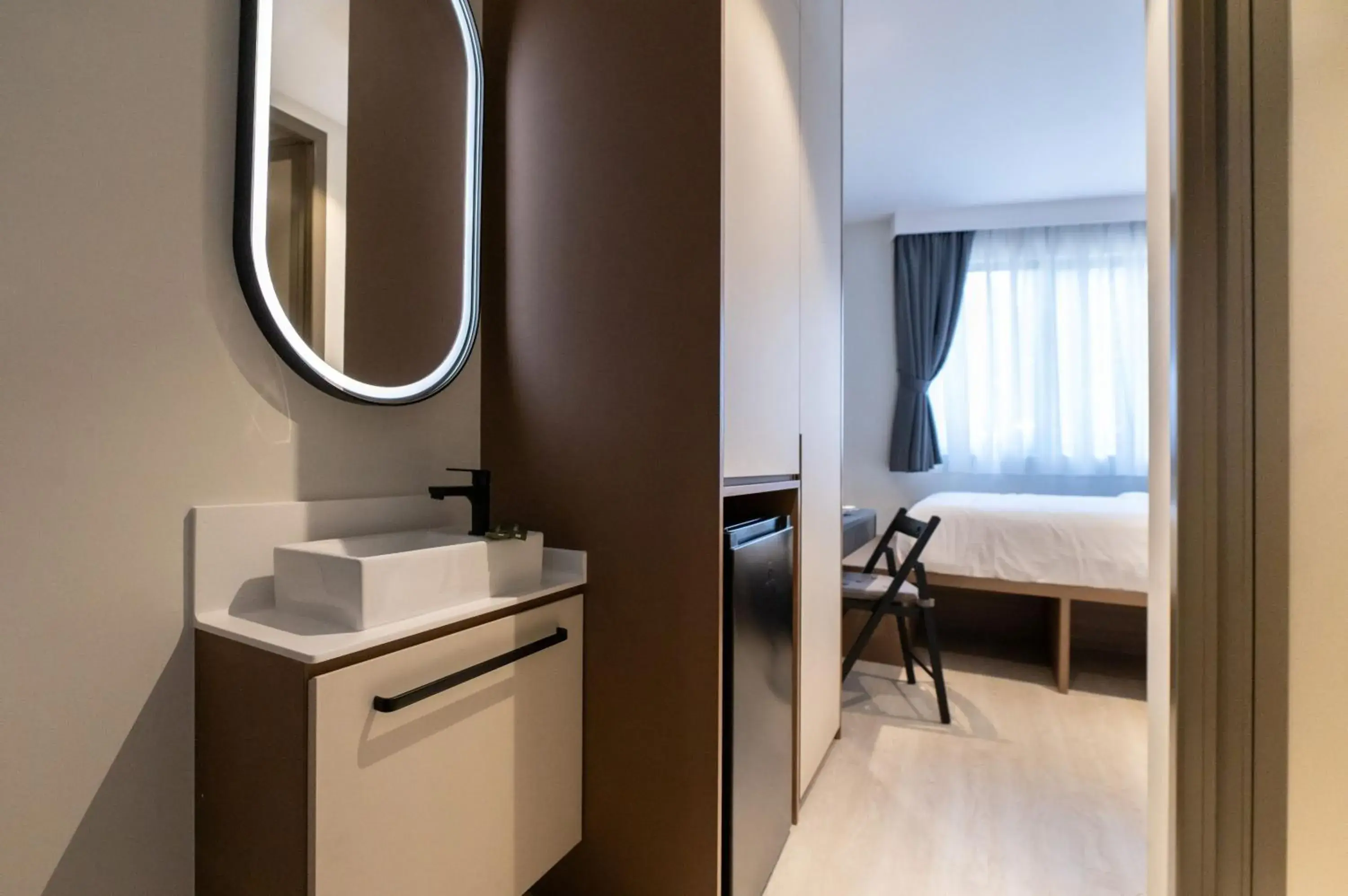 Bed in Habyt Studios at Novena Bed in Habyt Studios at Novena