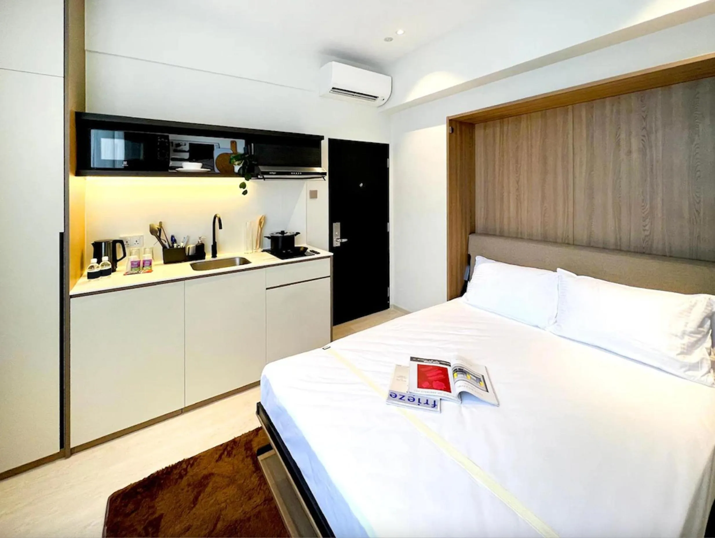 Photo of the whole room, Bed in Habyt Studios at Novena