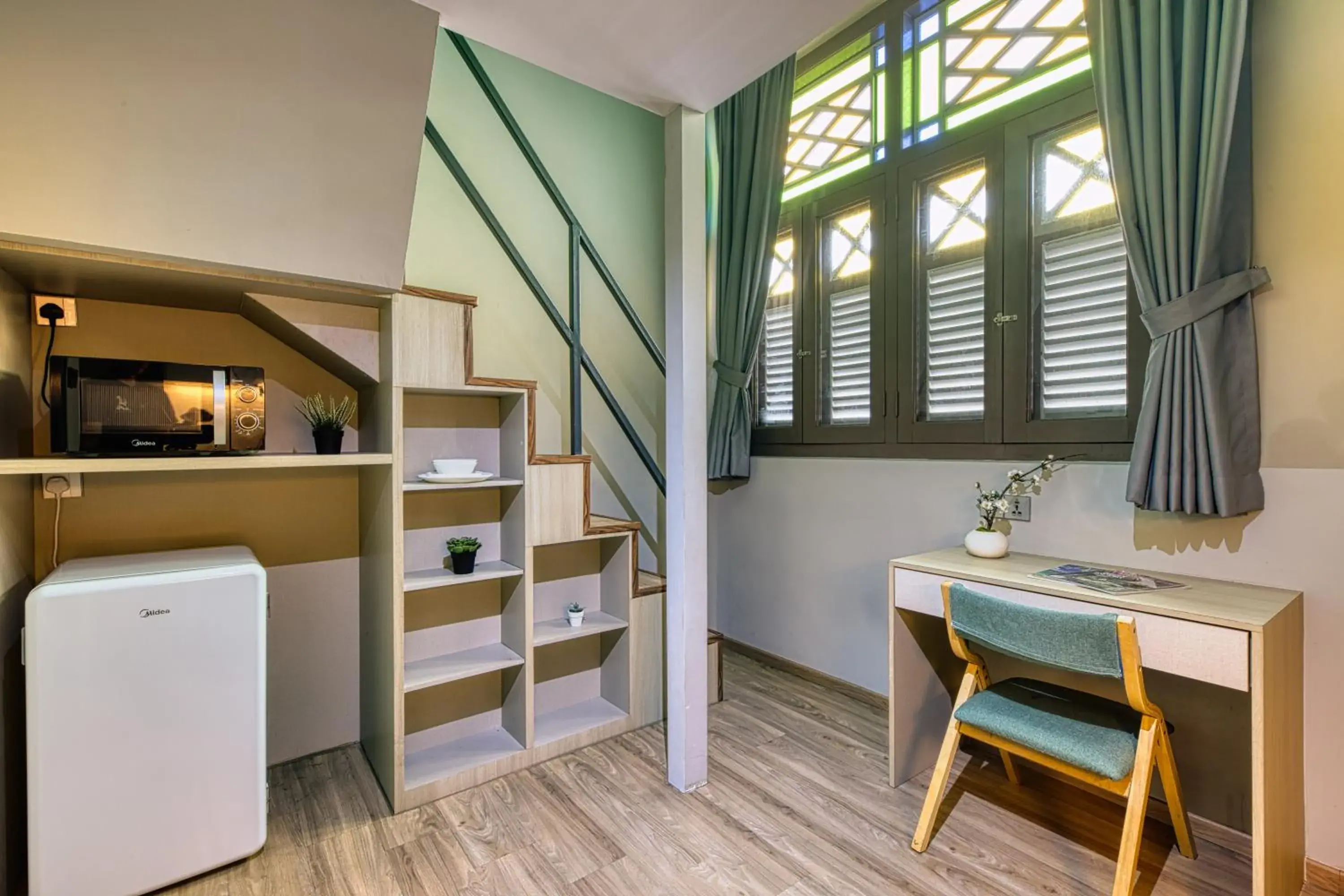 View (from property/room), Bed in Habyt Studios Kallang View (from property/room), Bed in Habyt Studios Kallang