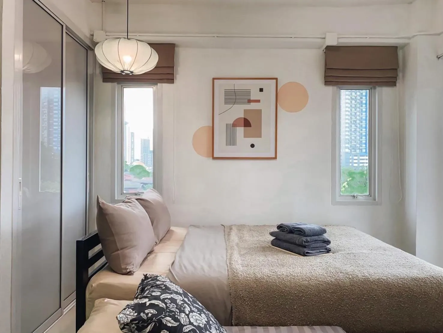 Bed in The Giftown Bangkok, Talat Phlu