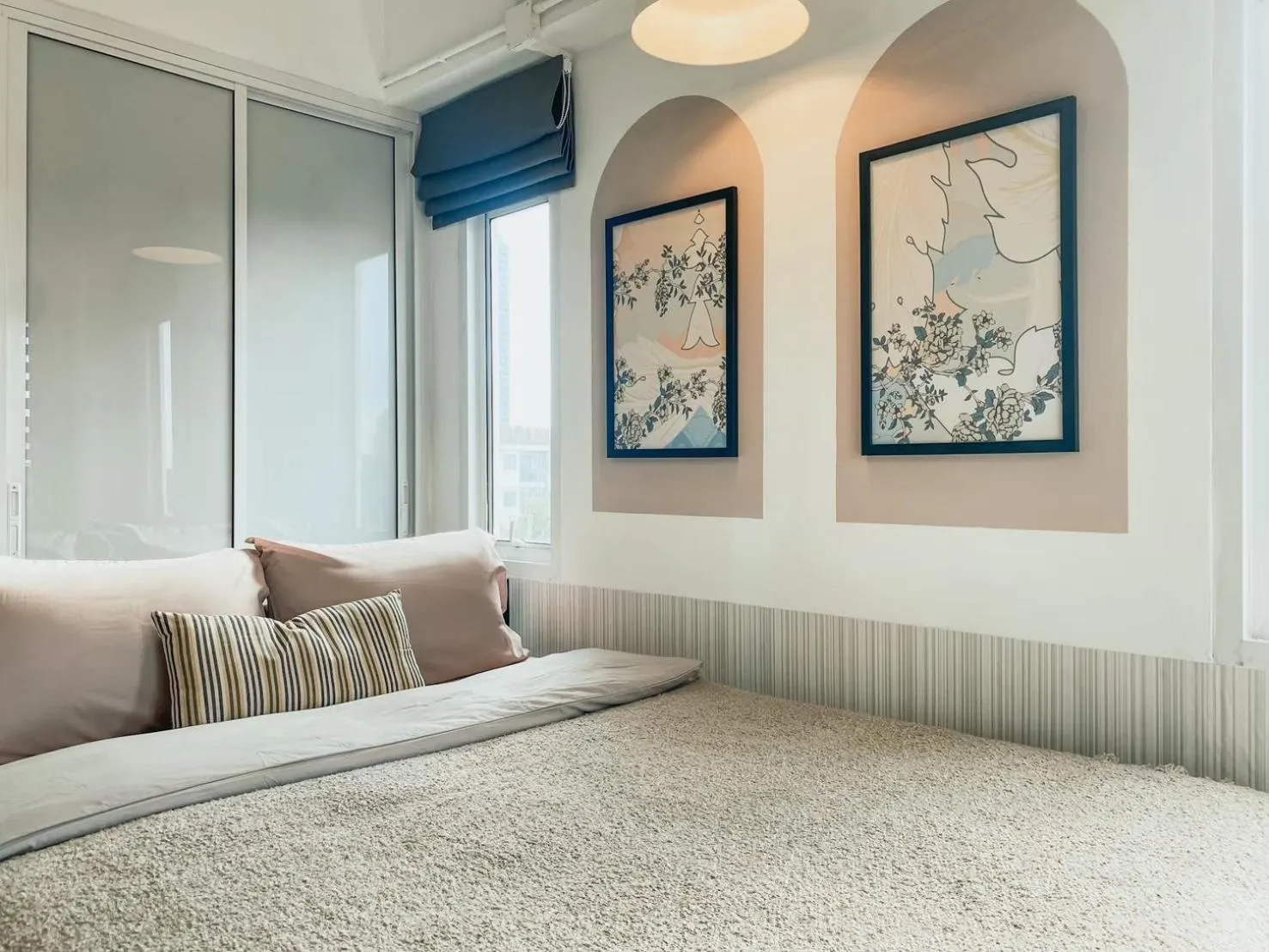 Bed in The Giftown Bangkok, Talat Phlu