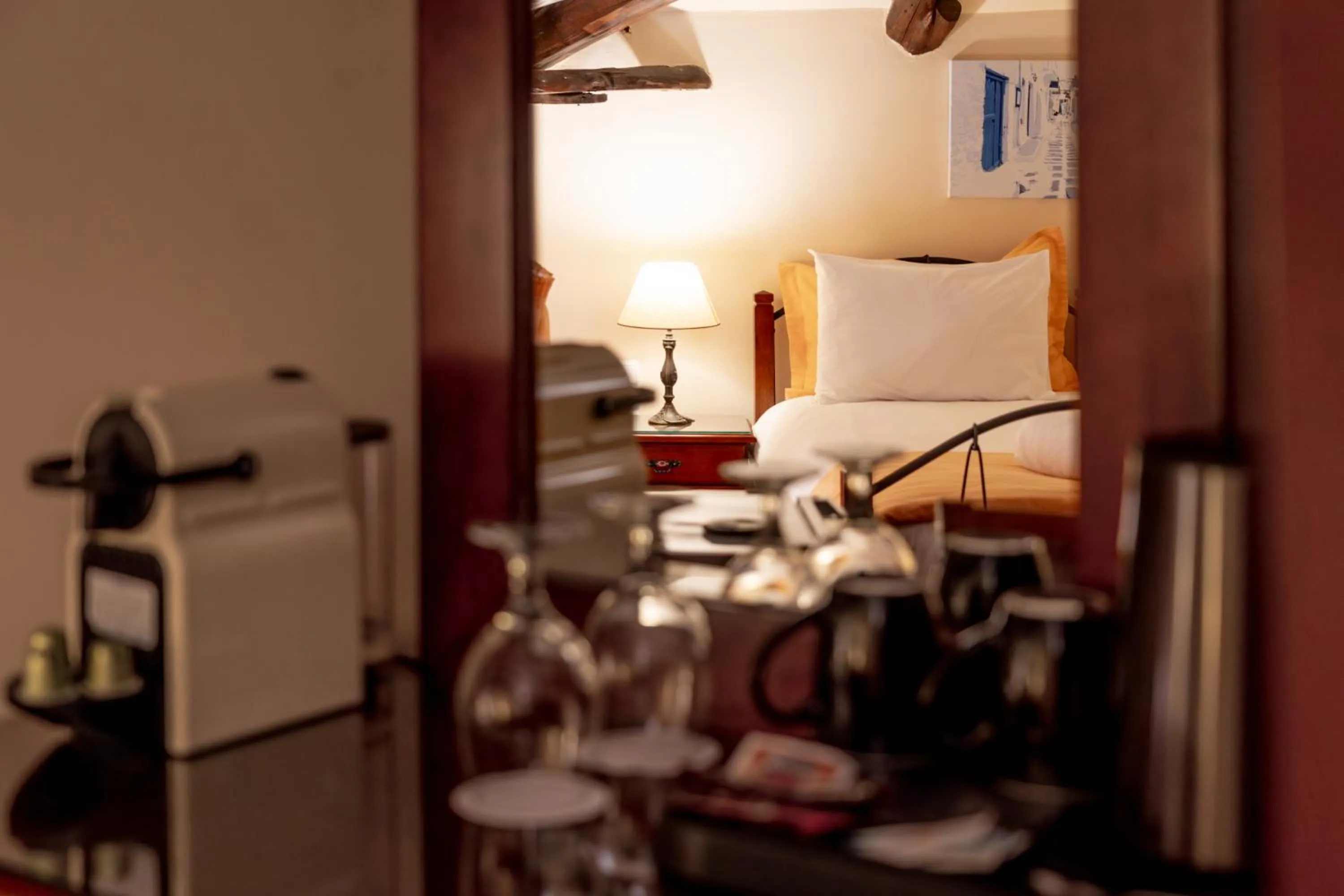 Bedroom in Archontiko Eleni Hotel