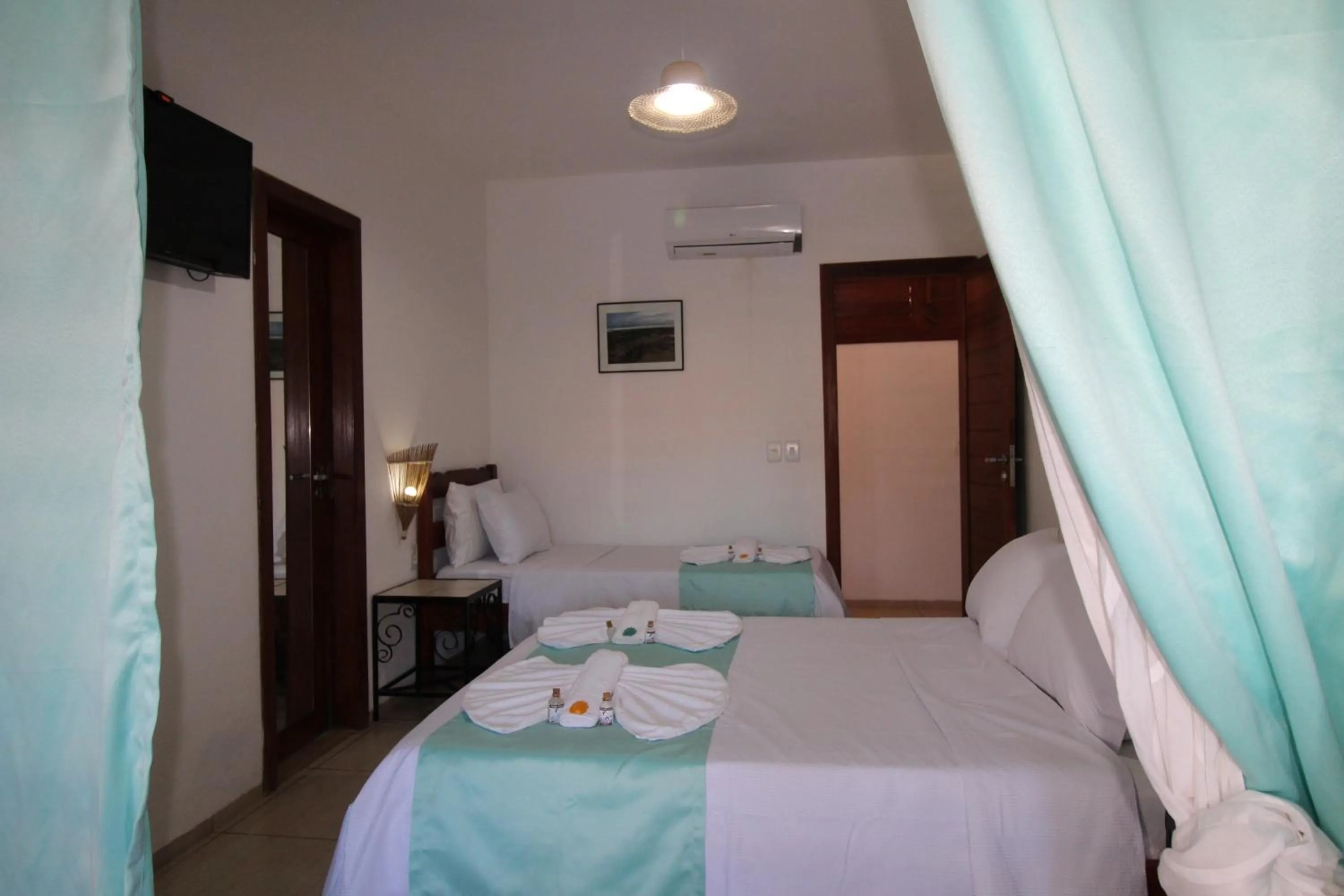 Bed in Hotel Pousada 360