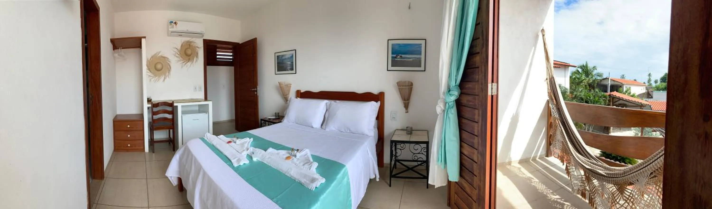 Bed in Hotel Pousada 360