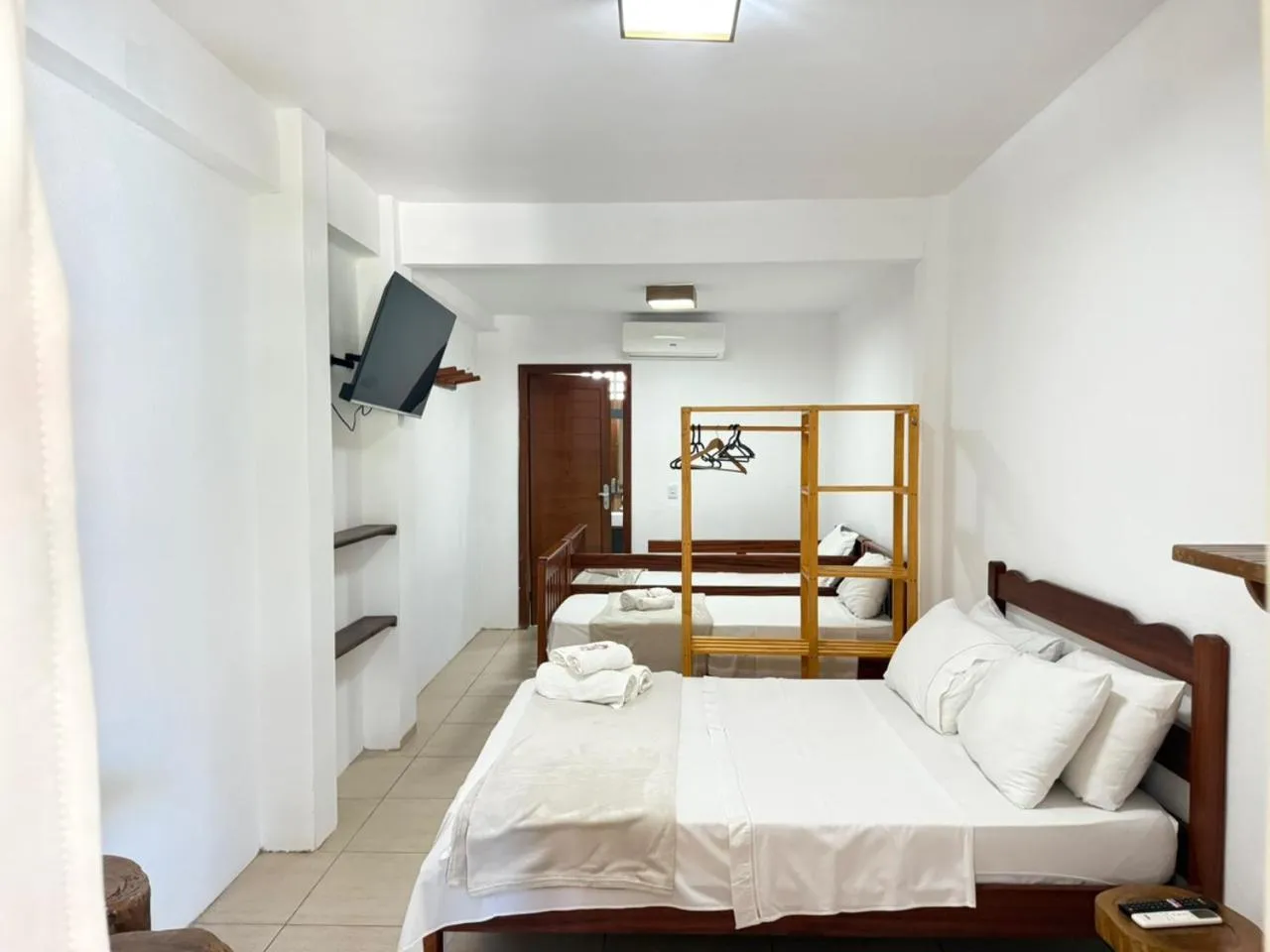 Bed in Hotel Pousada 360