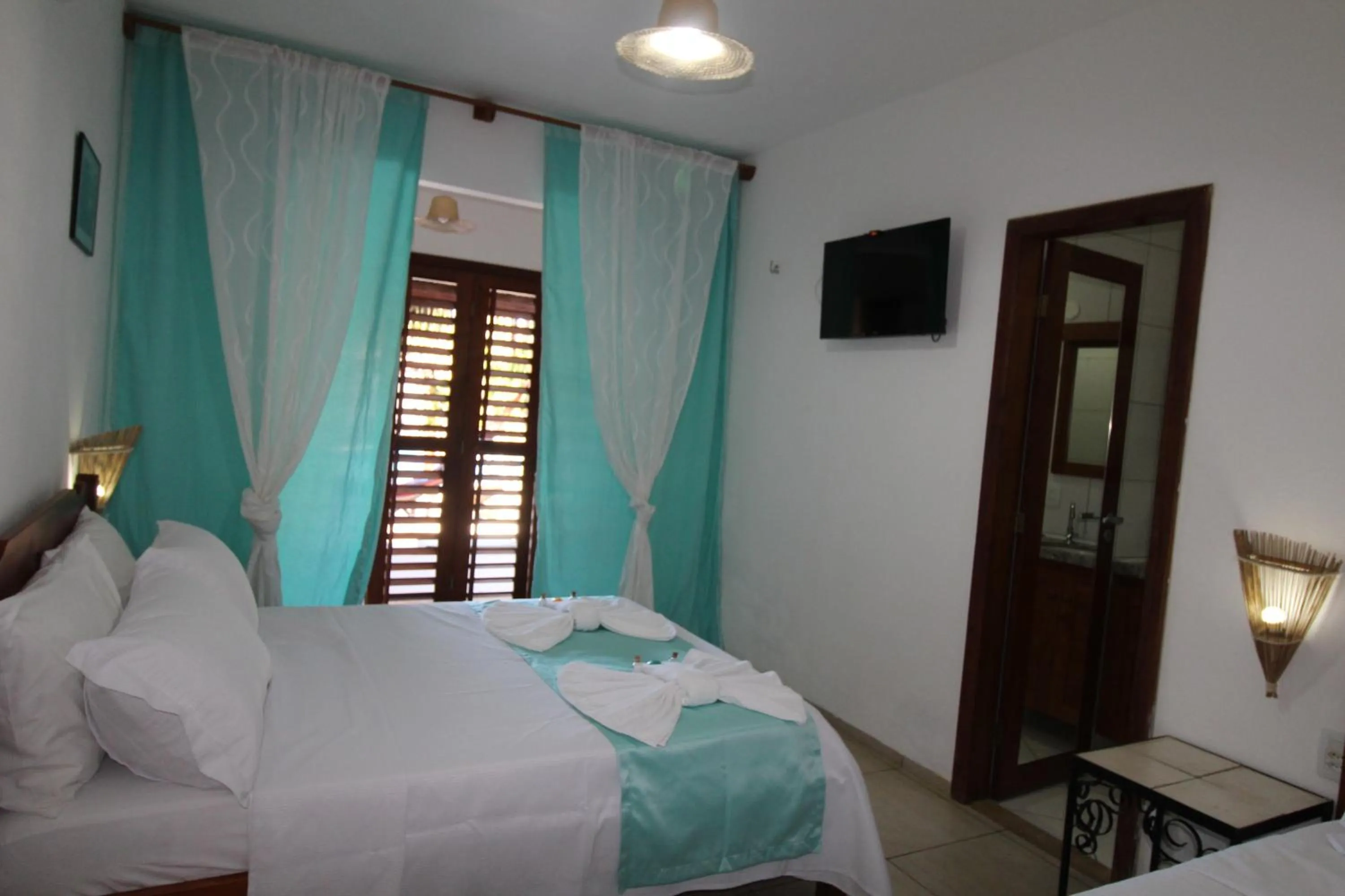 Bed in Hotel Pousada 360