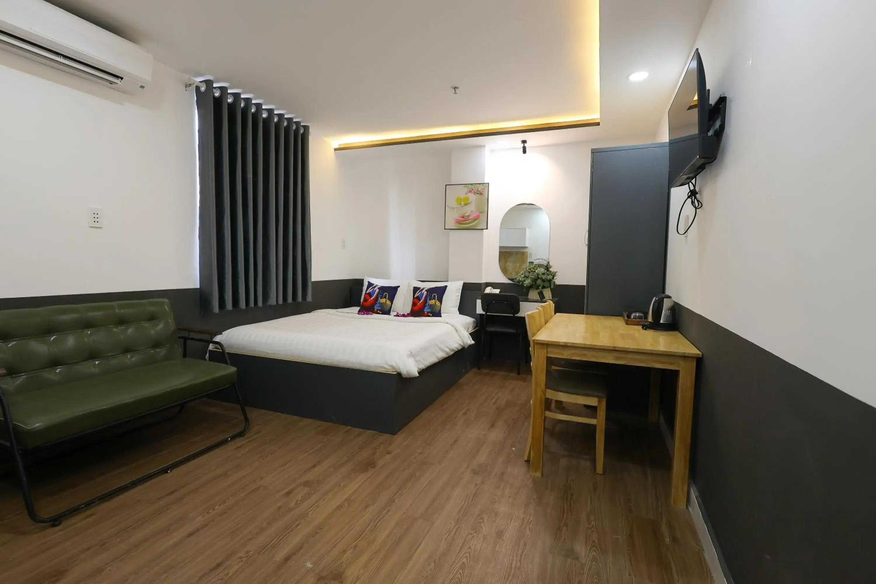 Bed in Ruby Star Hotel Nam Quoc Cang Bed in Ruby Star Hotel Nam Quoc Cang