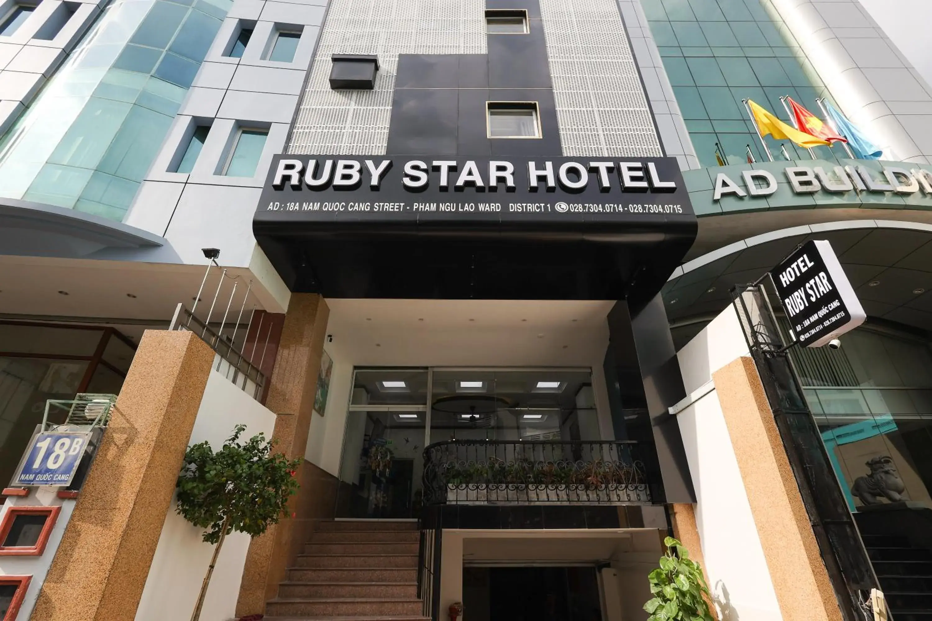 Property building in Ruby Star Hotel Nam Quoc Cang Property building in Ruby Star Hotel Nam Quoc Cang